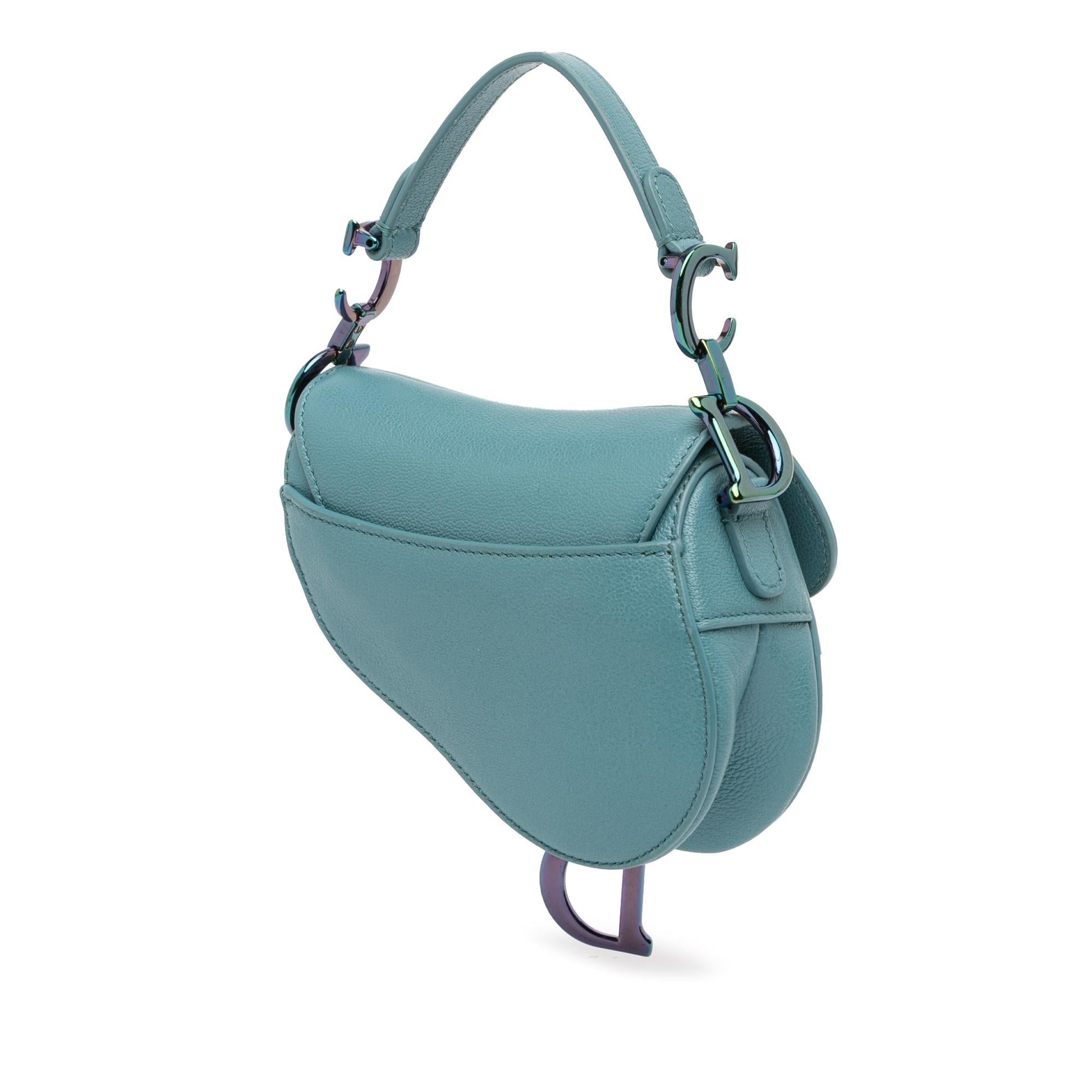 Dior Goatskin Saddle Bag Micro Satchel Bag