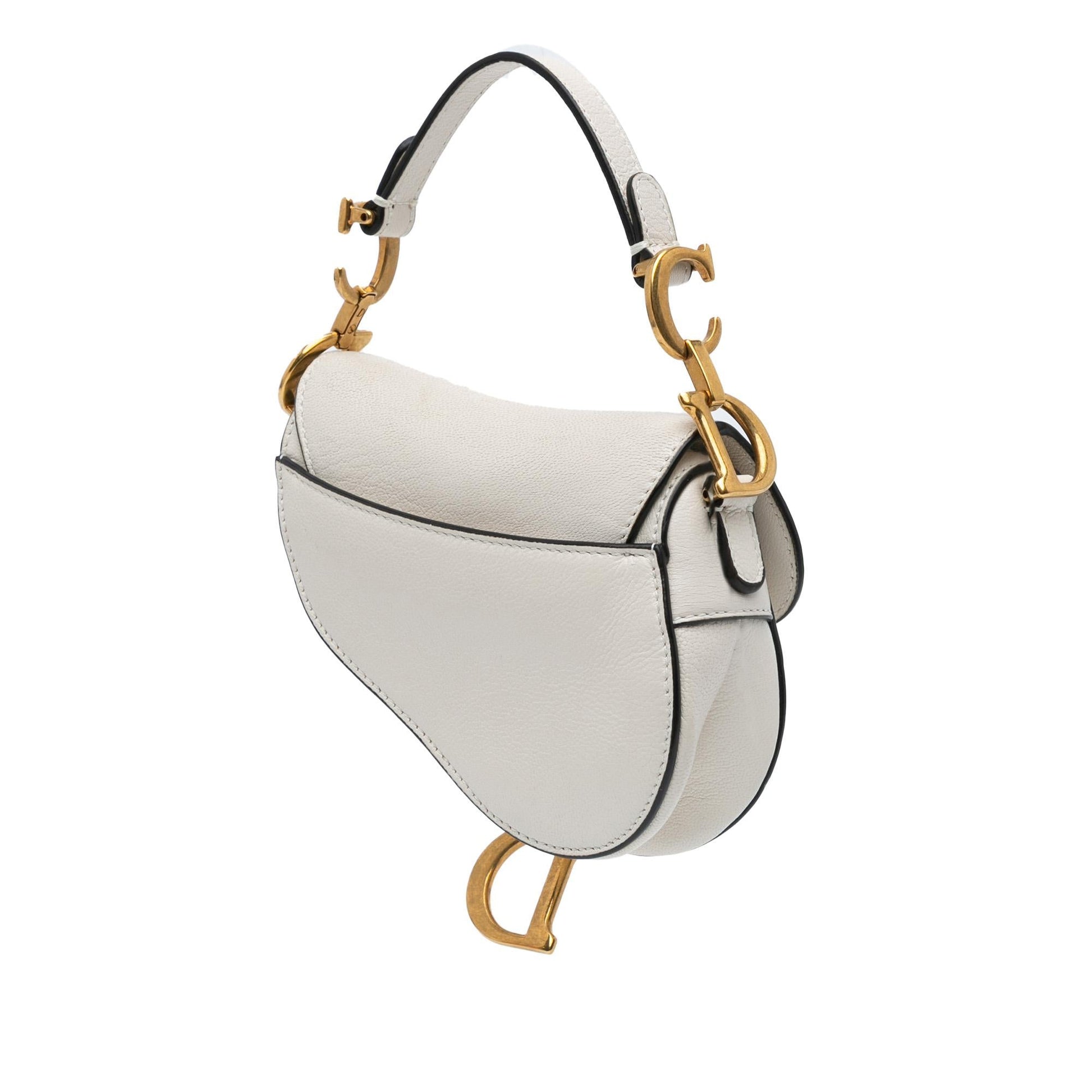 Dior Goatskin Saddle Satchel Bag Micro Goatskin Saddle 4