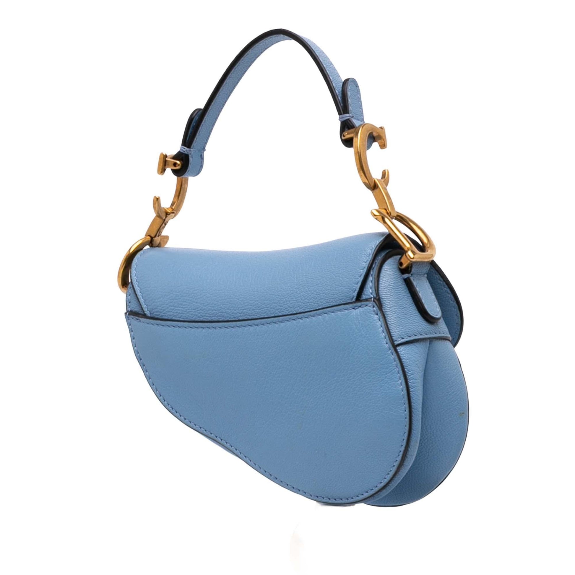 Dior Goatskin Saddle Satchel Bag Micro Goatskin Saddle 7