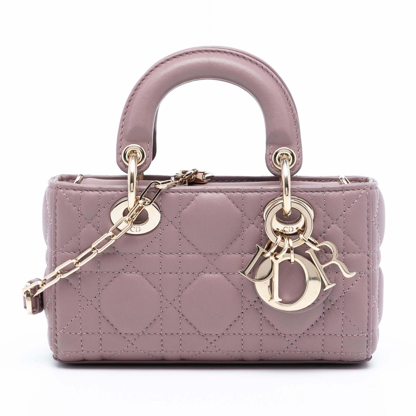Dior Cannage Lady Joy Satchel Bag Lambskin Micro D Joy 1