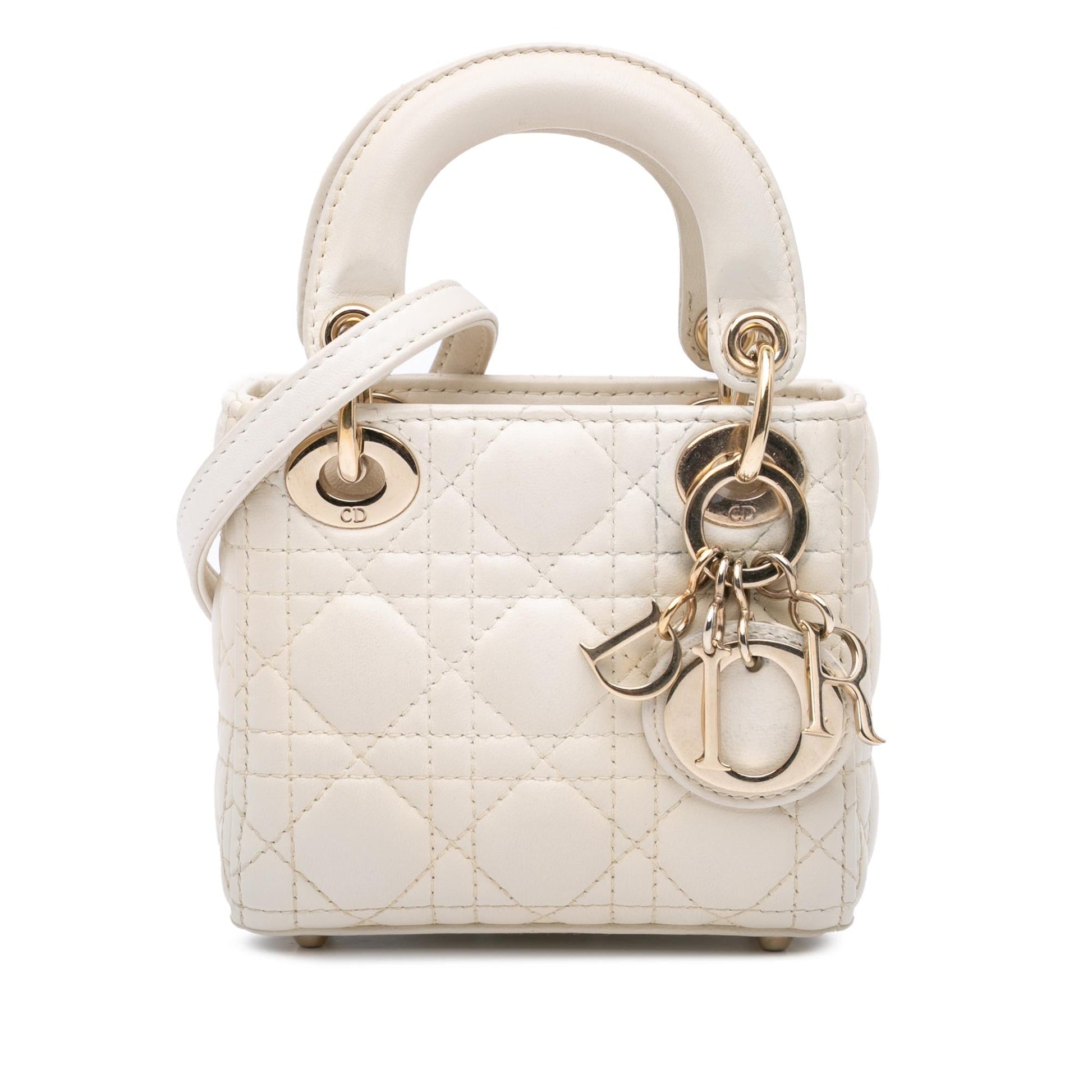 Dior Cannage Lady Satchel Bag Lambskin Micro Lady Dior 3