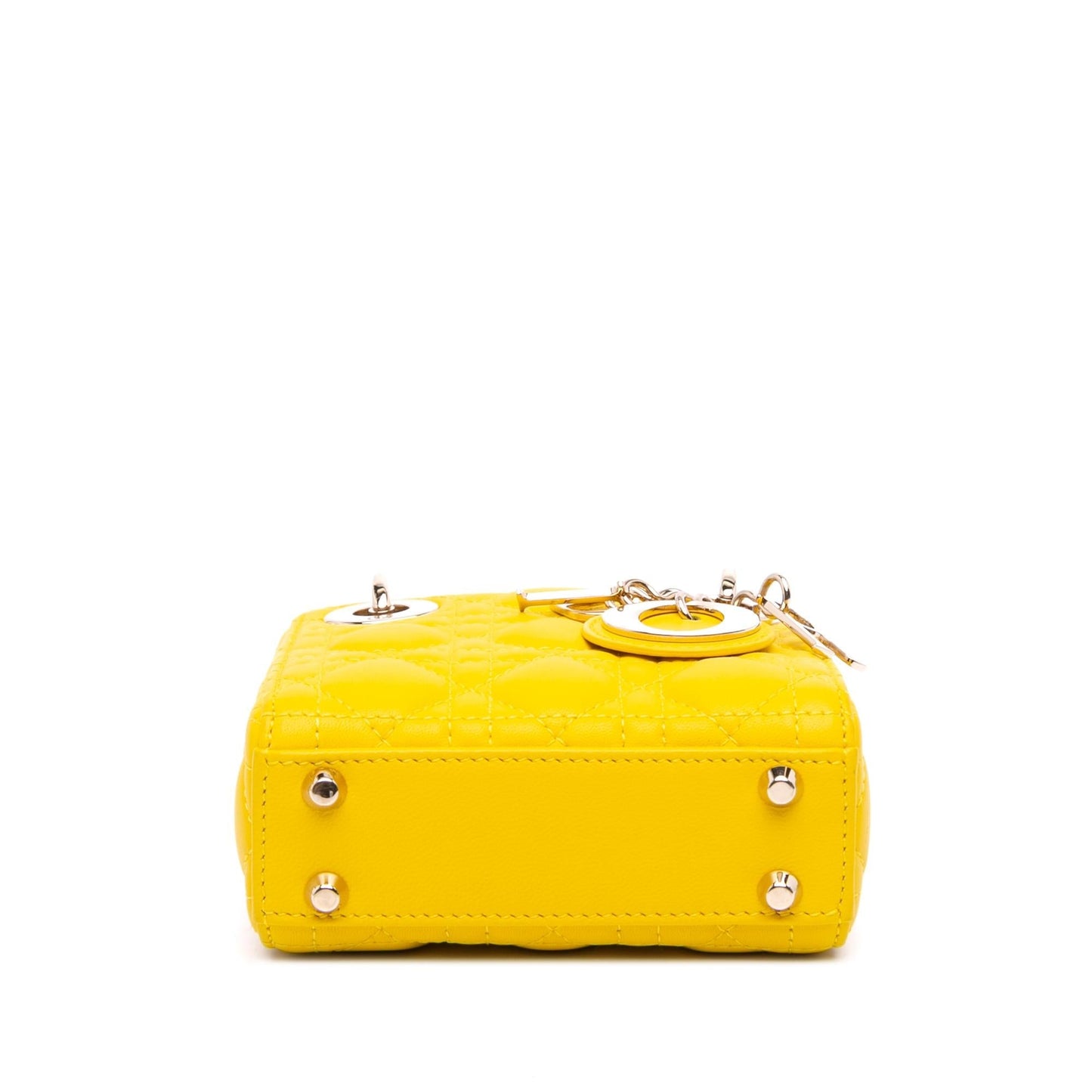 Dior Cannage Lady Satchel Bag Lambskin Micro Lady Dior 6