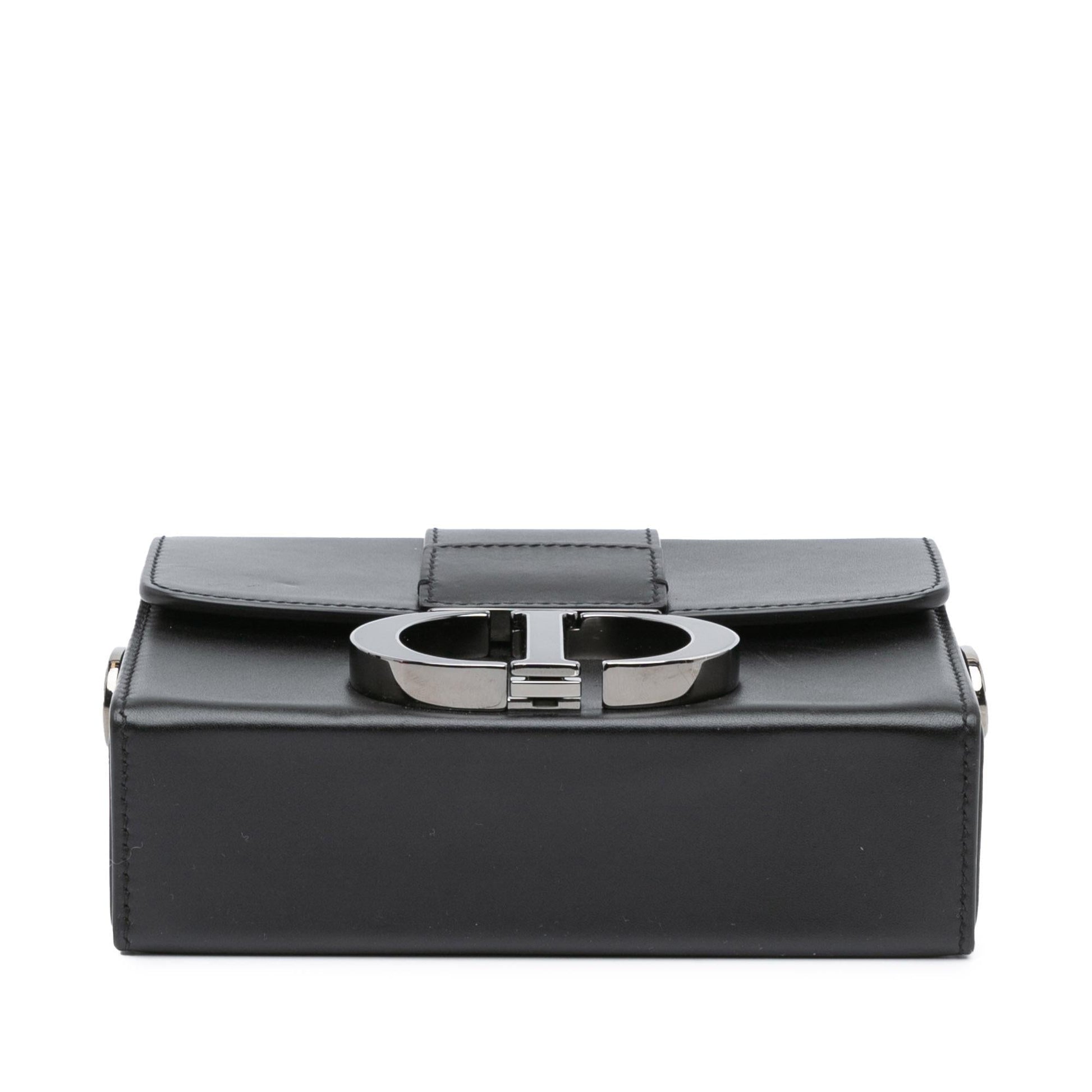 Dior Smooth Calfskin Montaigne Crossbody Bag Micro Flap Flap Shg S3Lrop