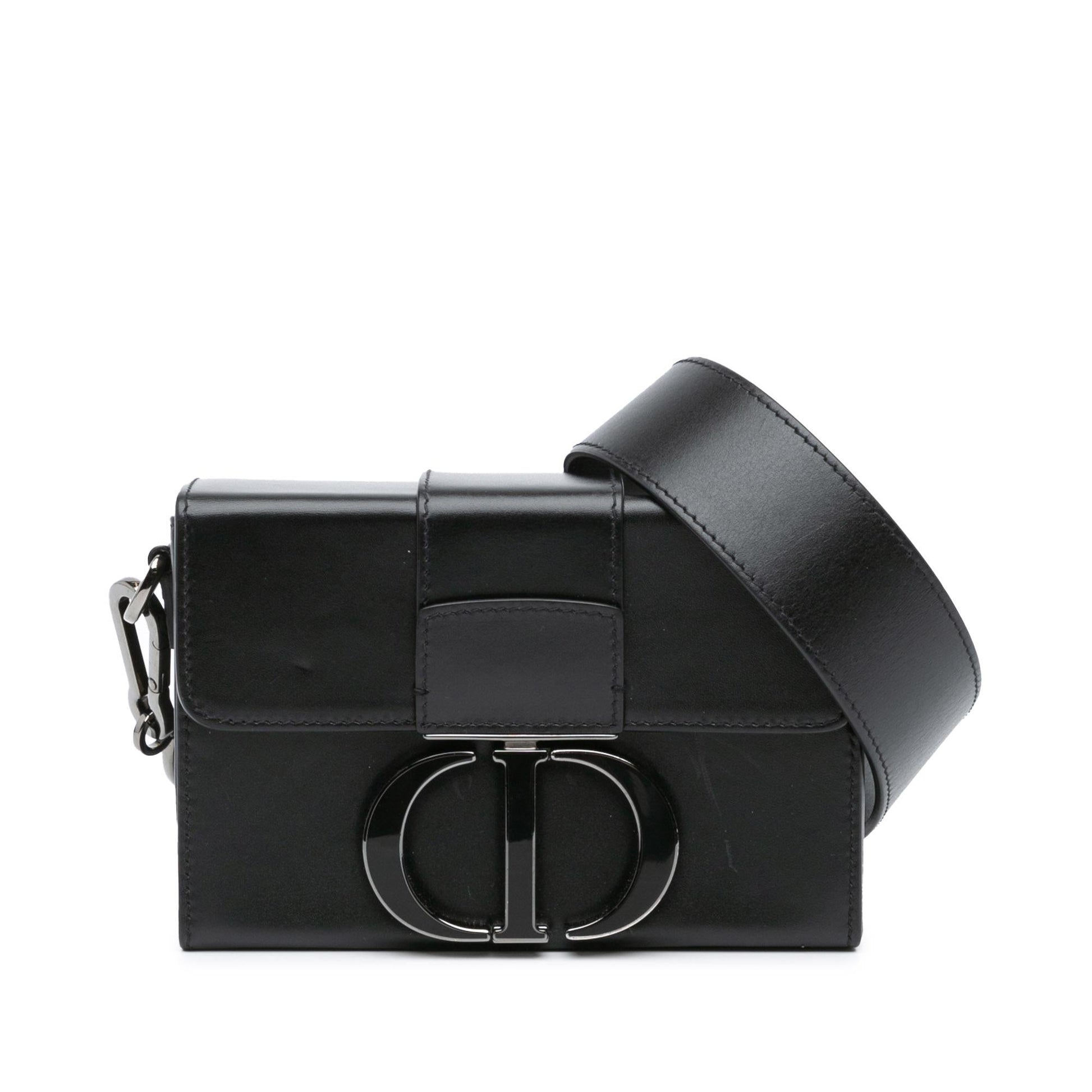 Dior Smooth Calfskin Montaigne Crossbody Bag Micro Flap Flap Shg S3Lrop