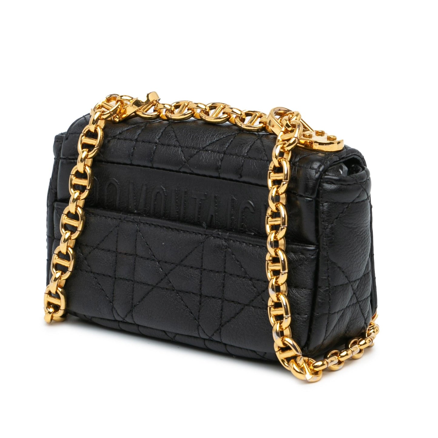 Dior Supple Calfskin Cannage Caro Bag Shg 5Y6Fe7 Micro Crossbody Bag