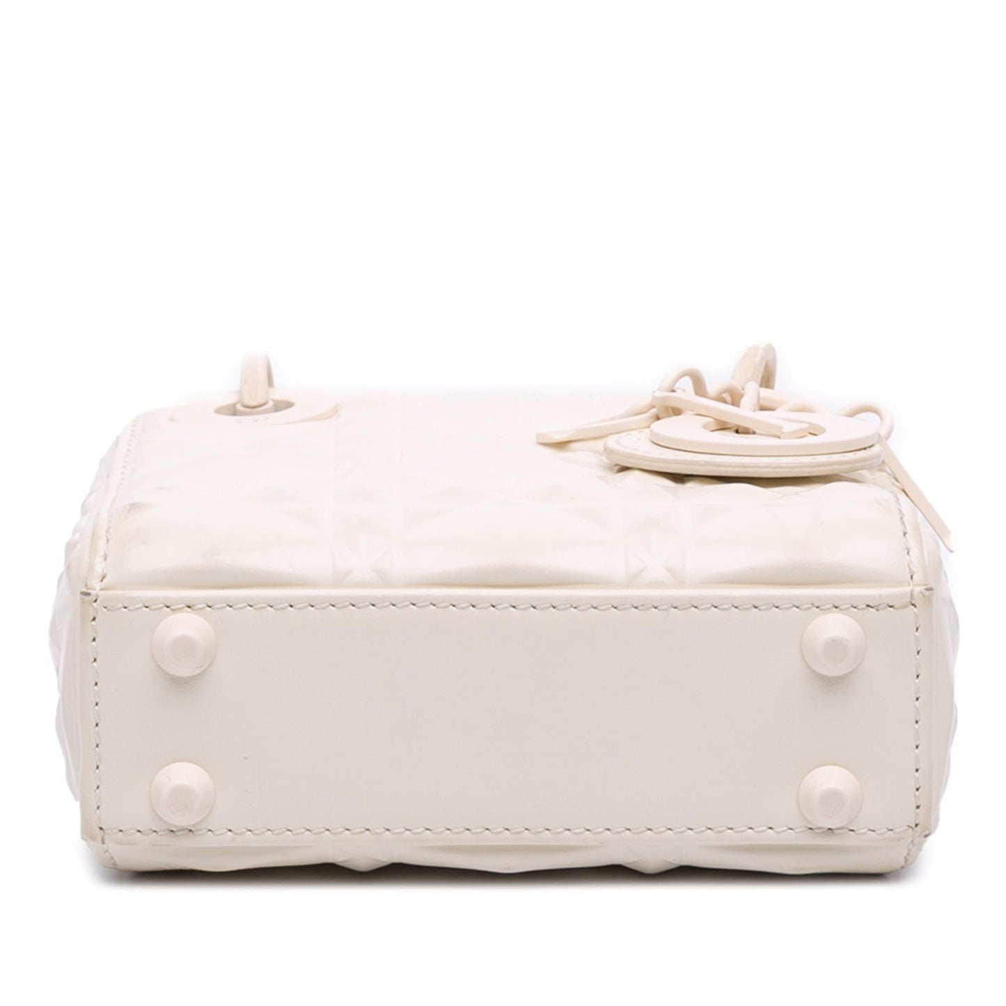 Dior Ultra Matte Calfskin Cannage Diamond Motif Lady Satchel Micro Satchel Bag