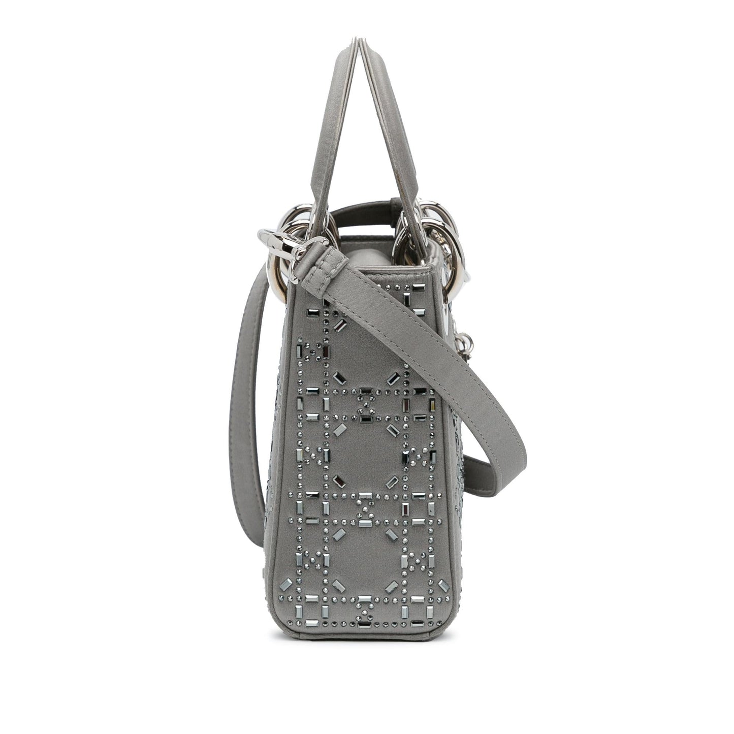 Dior Beaded Cannage Lady Shg Gww3Dc Satchel Bag Satin Mini