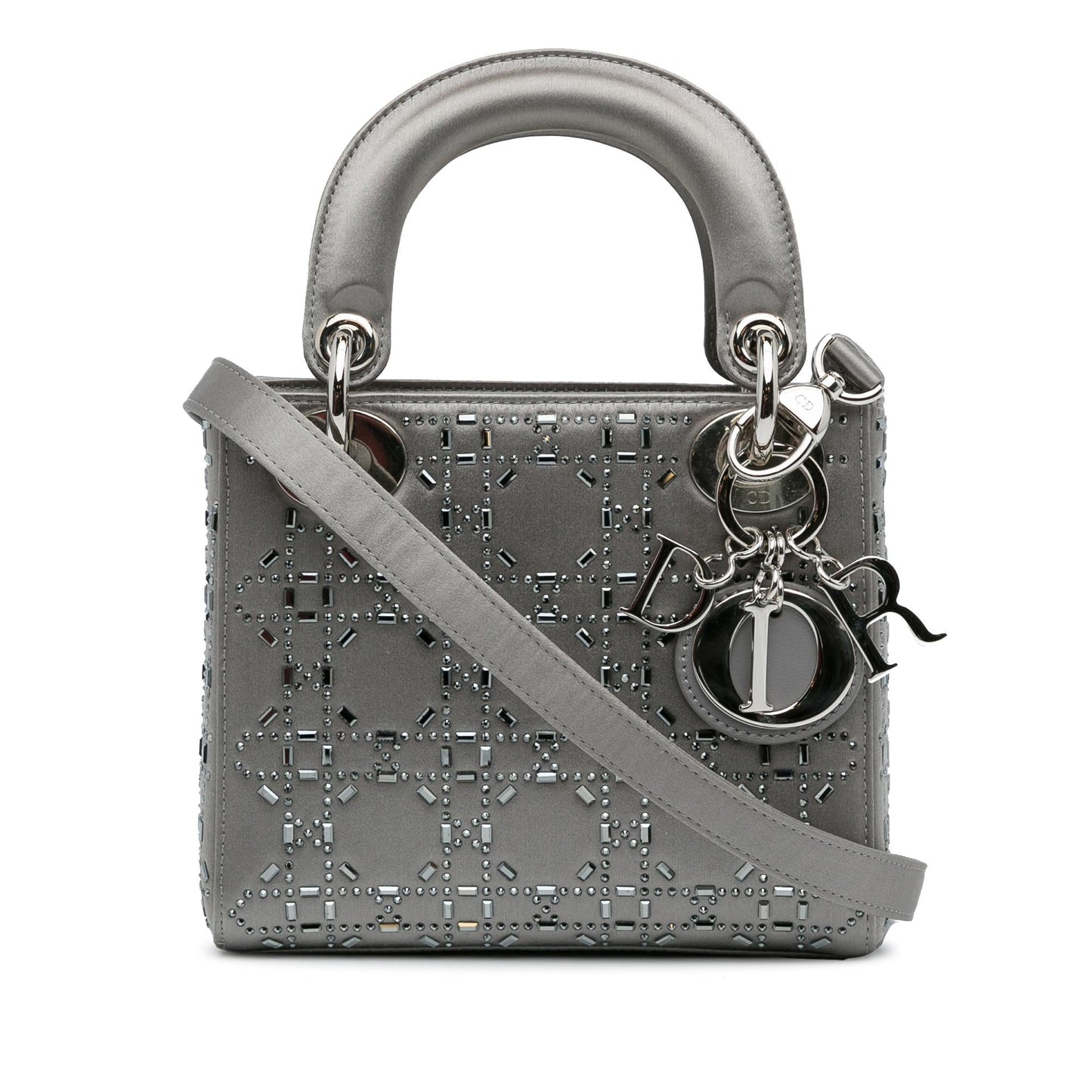 Dior Beaded Cannage Lady Shg Gww3Dc Satchel Bag Satin Mini