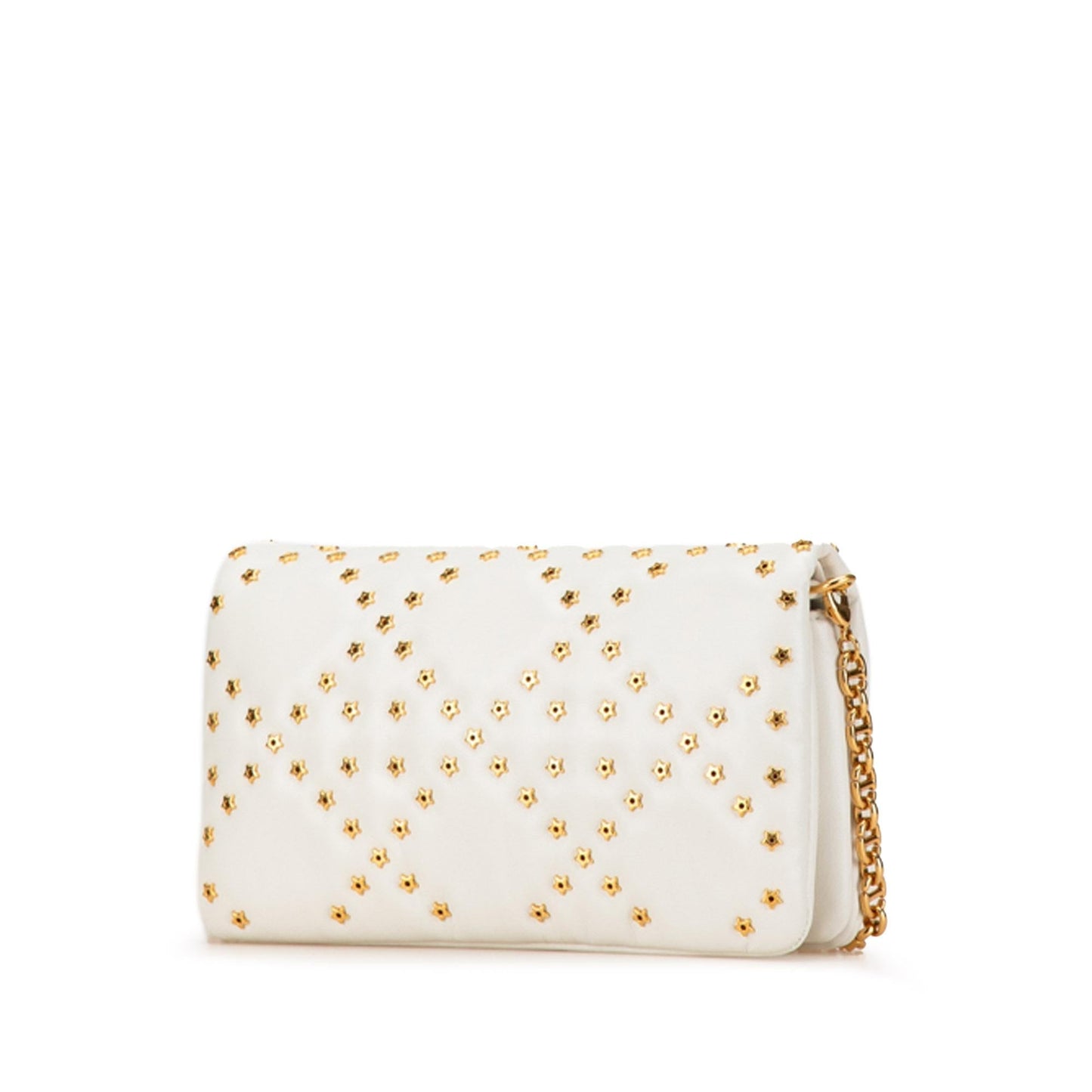 Dior Calfskin Macrocannage Lucky Star Caro Bag Mini Crossbody Bag