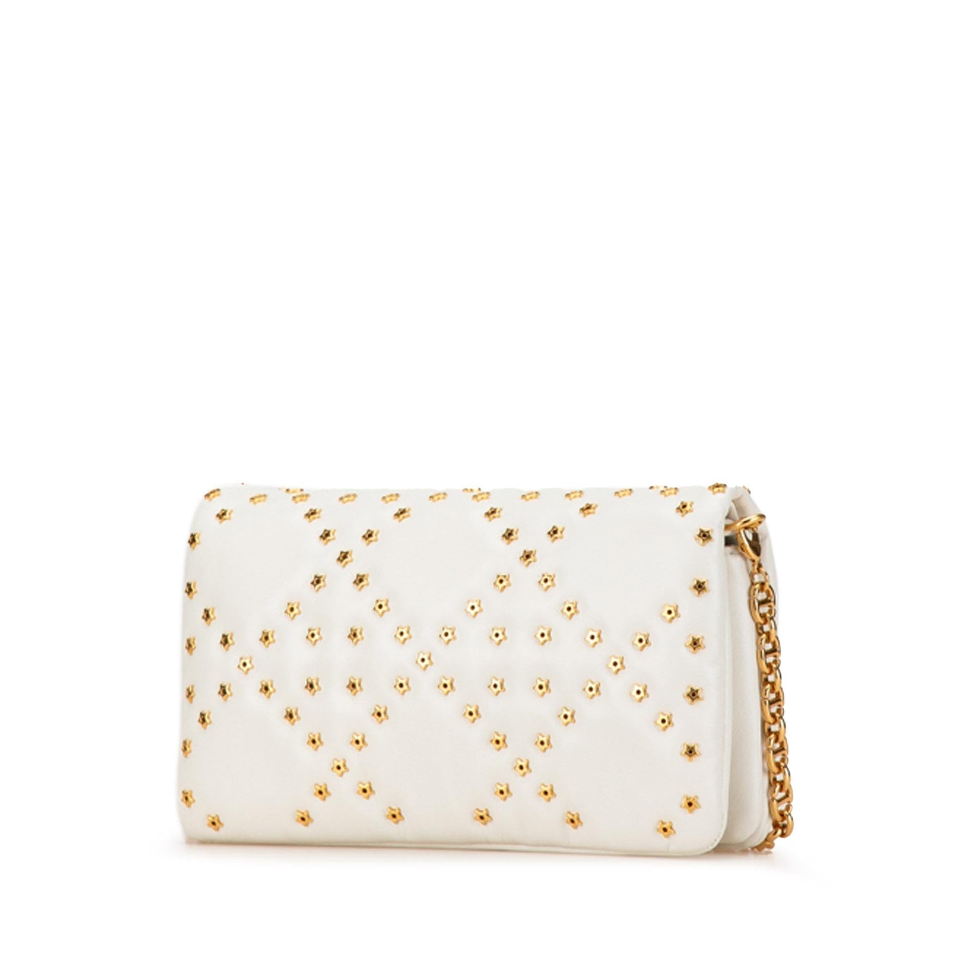 Dior Calfskin Macrocannage Lucky Star Caro Bag Mini Crossbody Bag