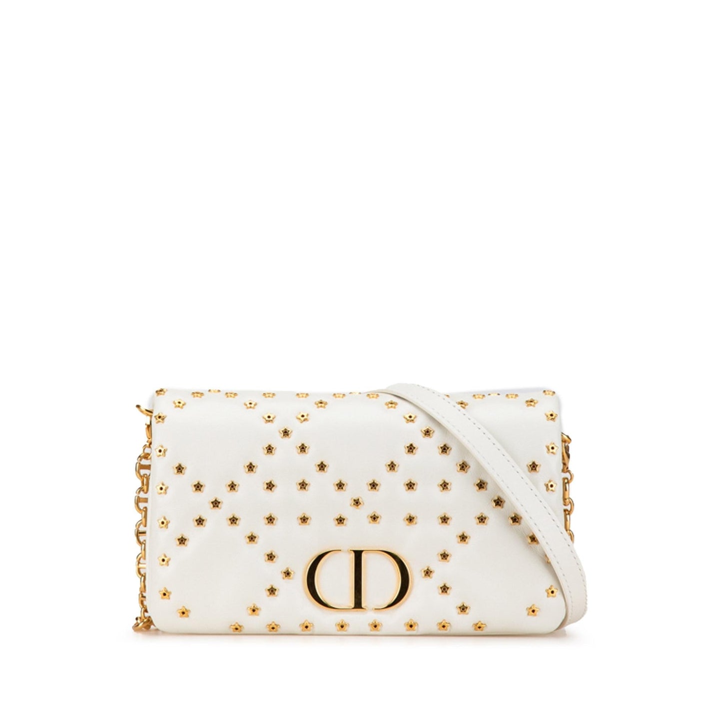 Dior Calfskin Macrocannage Lucky Star Caro Bag Mini Crossbody Bag Star Caro Bag