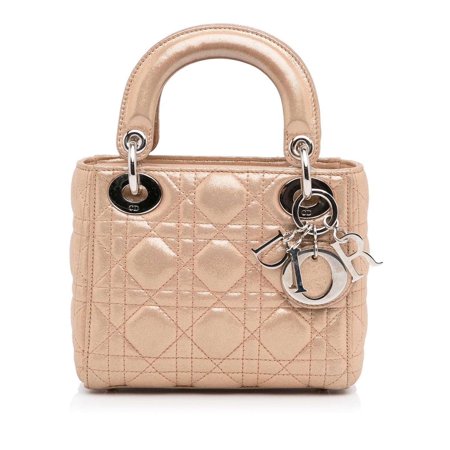 Dior Cannage Lady Satchel Shg Lxlvb3 Nylon Mini Satchel Bag