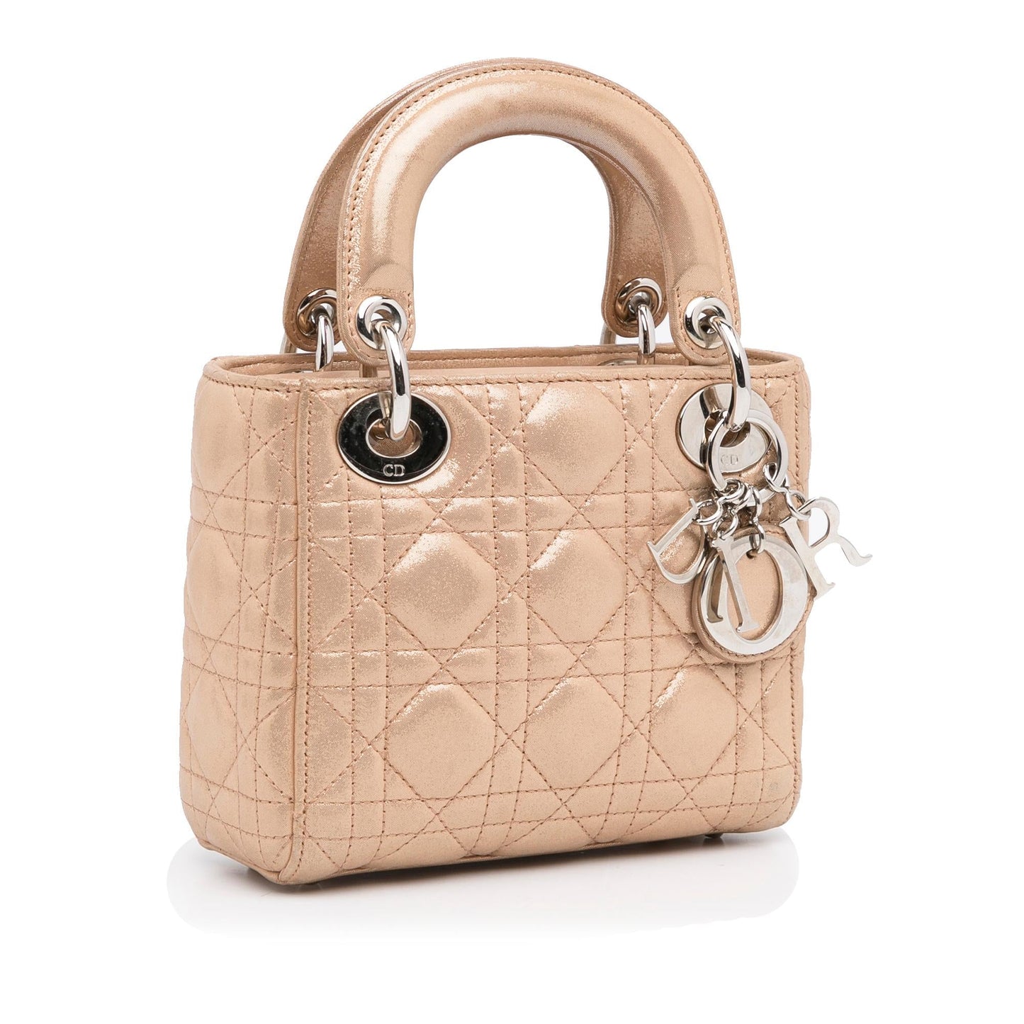 Dior Cannage Lady Satchel Shg Lxlvb3 Nylon Mini Satchel Bag