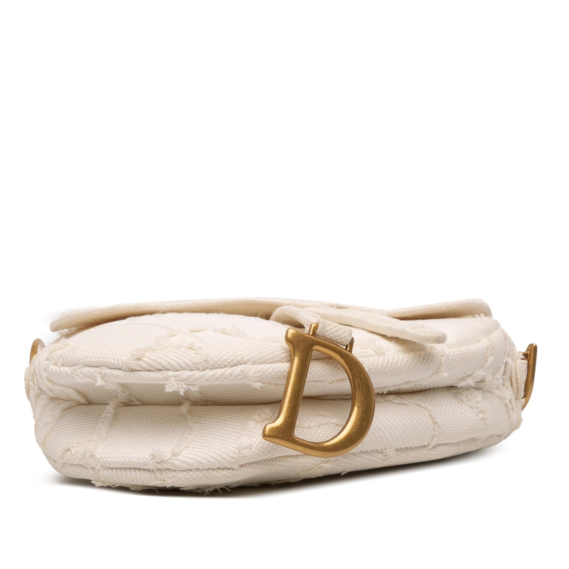 Dior Camouflage Saddle Bag Canvas Mini Embroidered Shoulder Bag Saddle Bag 1