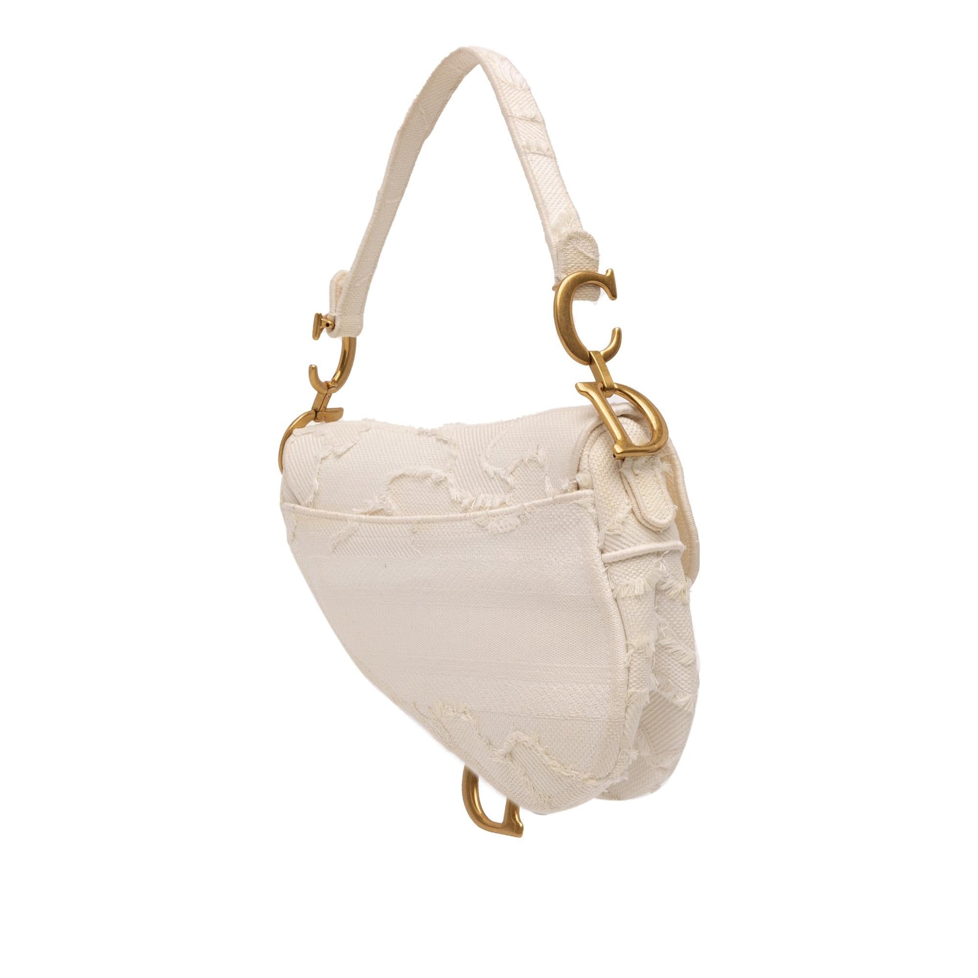 Dior Camouflage Saddle Bag Canvas Mini Embroidered Shoulder Bag Saddle Bag 1