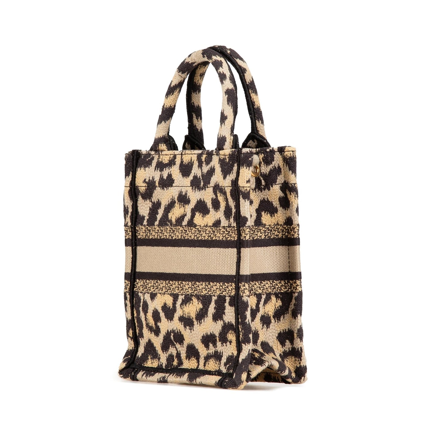 Dior Mizza Vertical Book Tote Canvas Mini Tote Bag