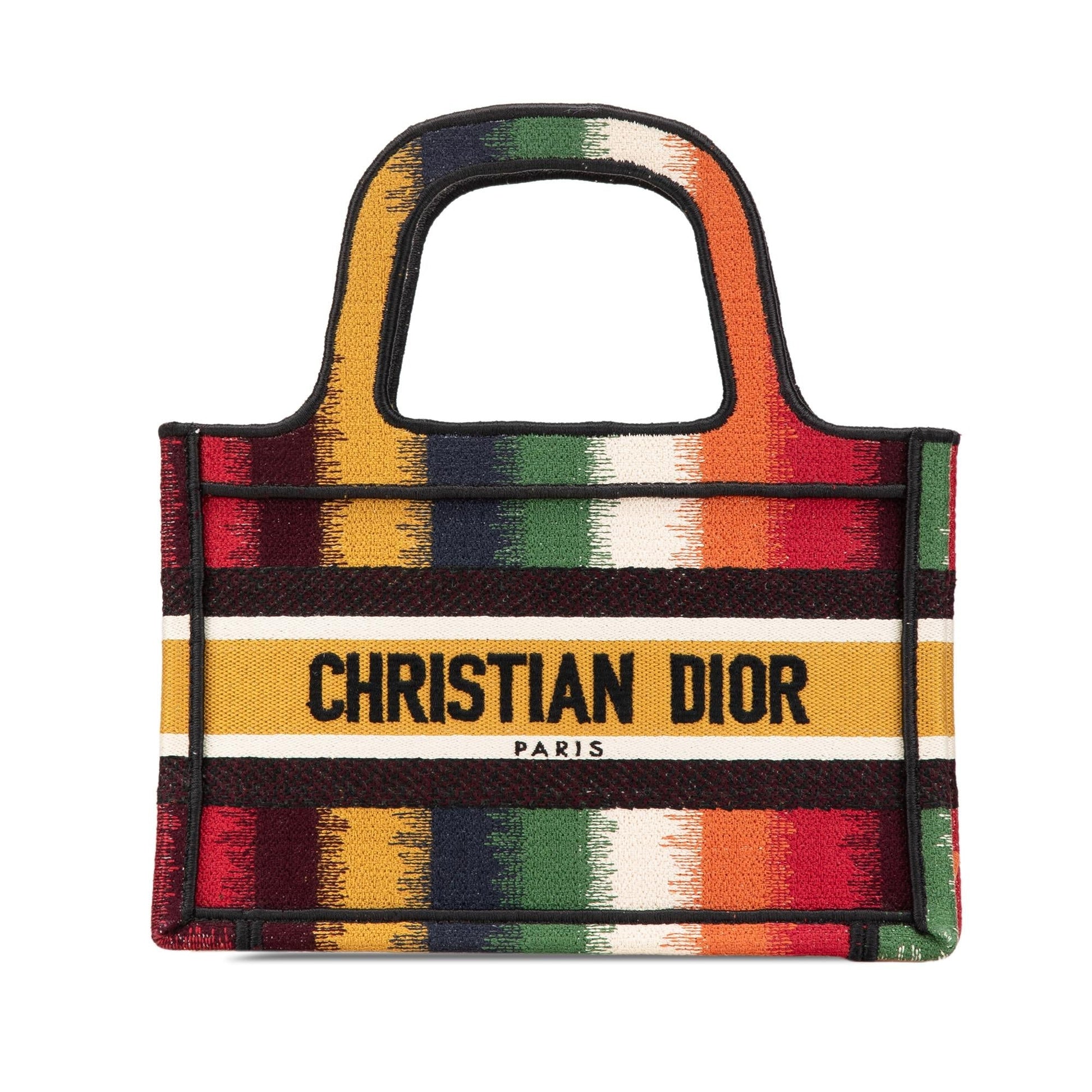 Dior Stripes Book Tote Mini Tote Bag Tote Shg X6Wqrr