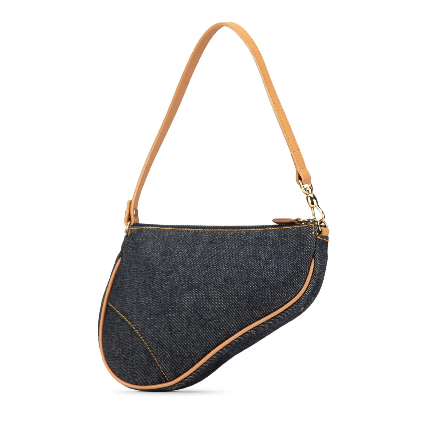 Dior Saddle Pochette Shoulder Bag Denim Mini