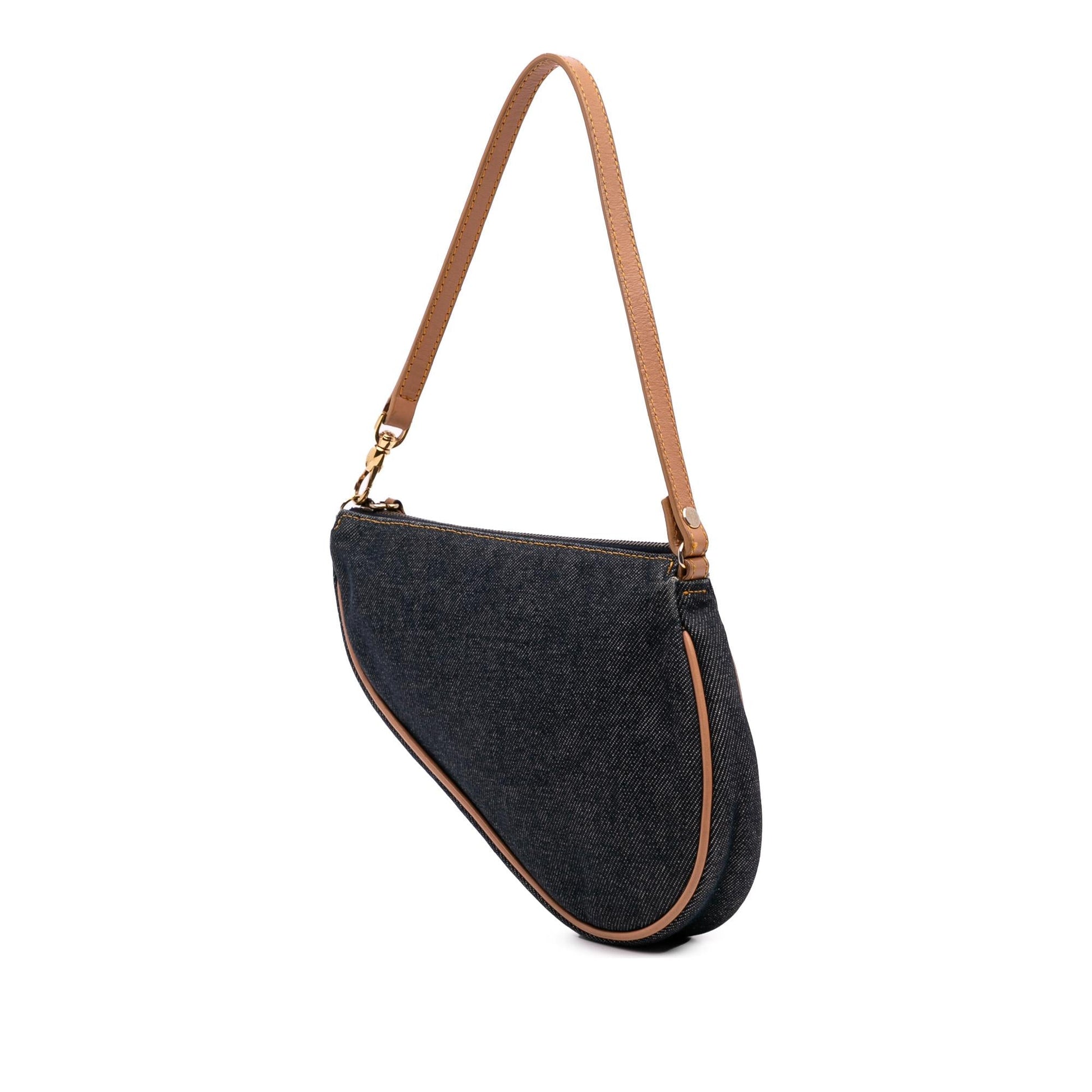 Dior Saddle Pochette Shoulder Bag Denim Mini Saddle Pochette 1