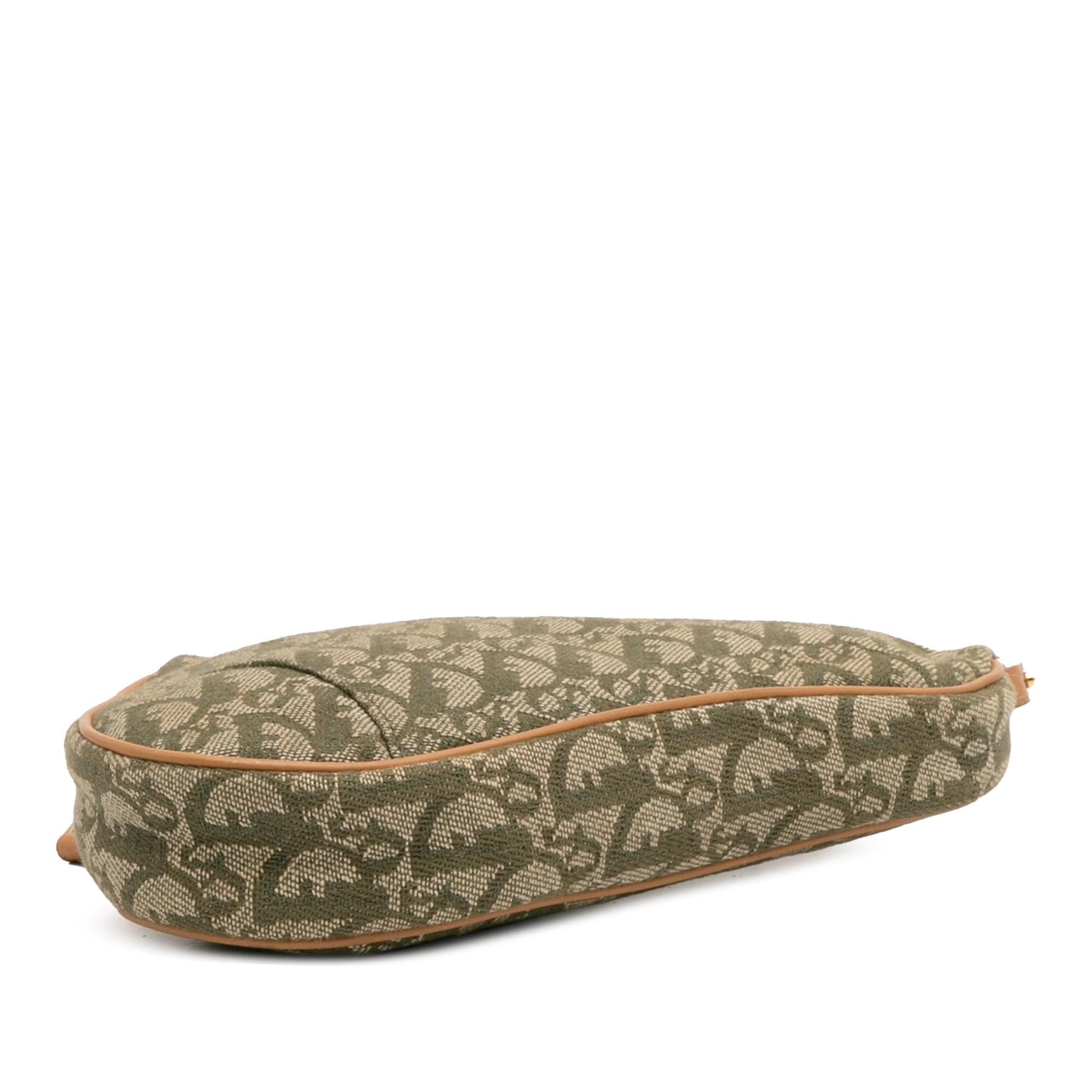 Dior issimo Saddle Pochette Shoulder Bag Canvas Mini Saddle Pochette 10