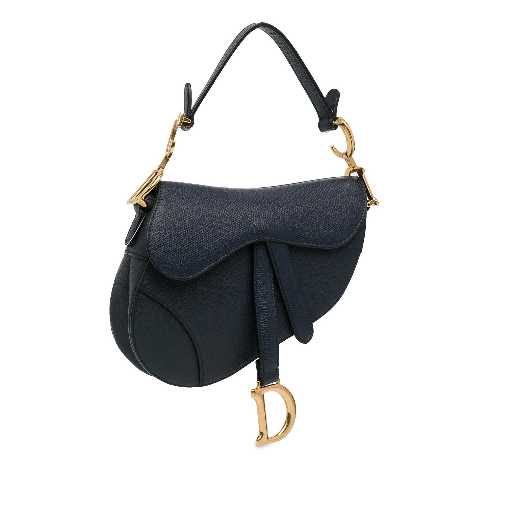 Dior Grained Calfskin Saddle Bag Shg Mm6Zee Mini Shoulder Bag