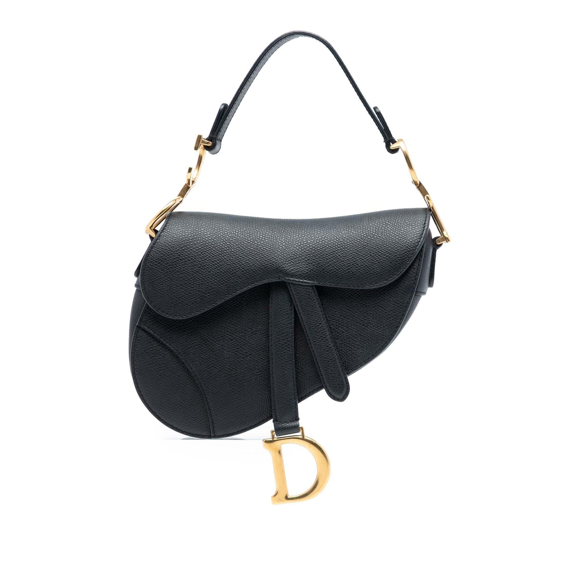 Dior Grained Calfskin Saddle Bag Mini Satchel Bag Saddle Bag 10