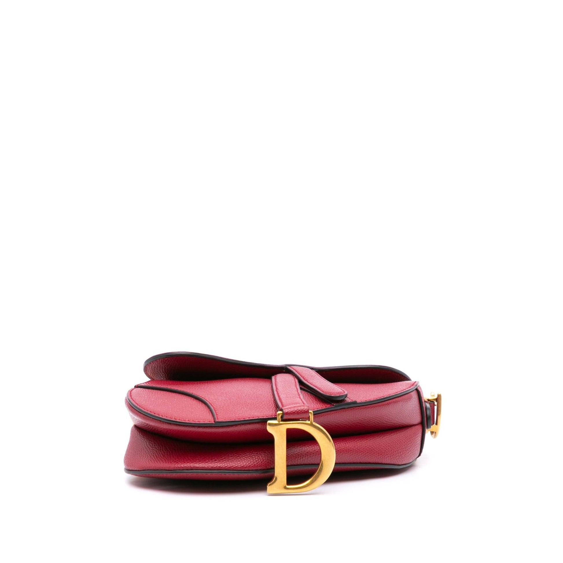 Dior Grained Calfskin Saddle Satchel Bag Mini Calfskin Saddle 2