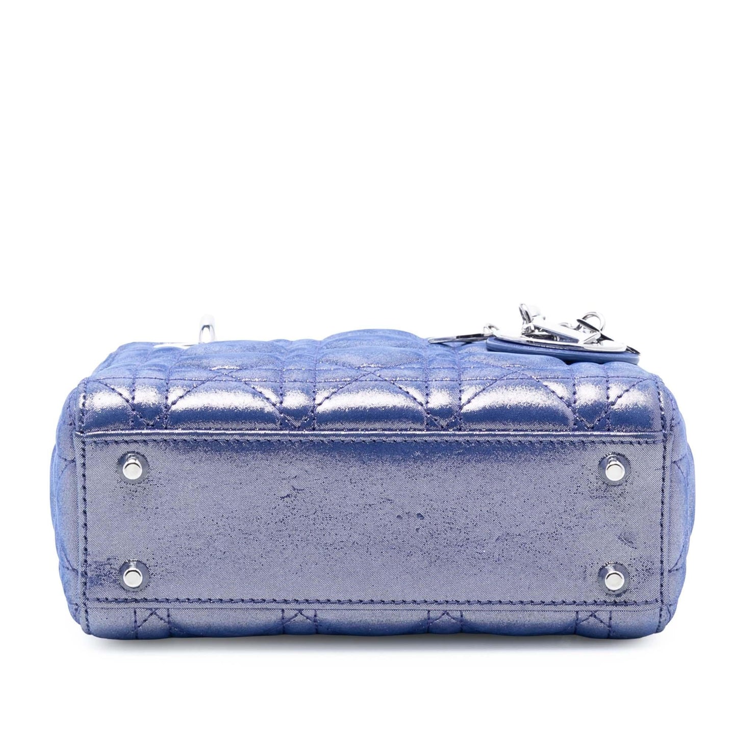 Dior Iridescent Cannage Lady Satchel Bag Lambskin Mini Lady Dior 16