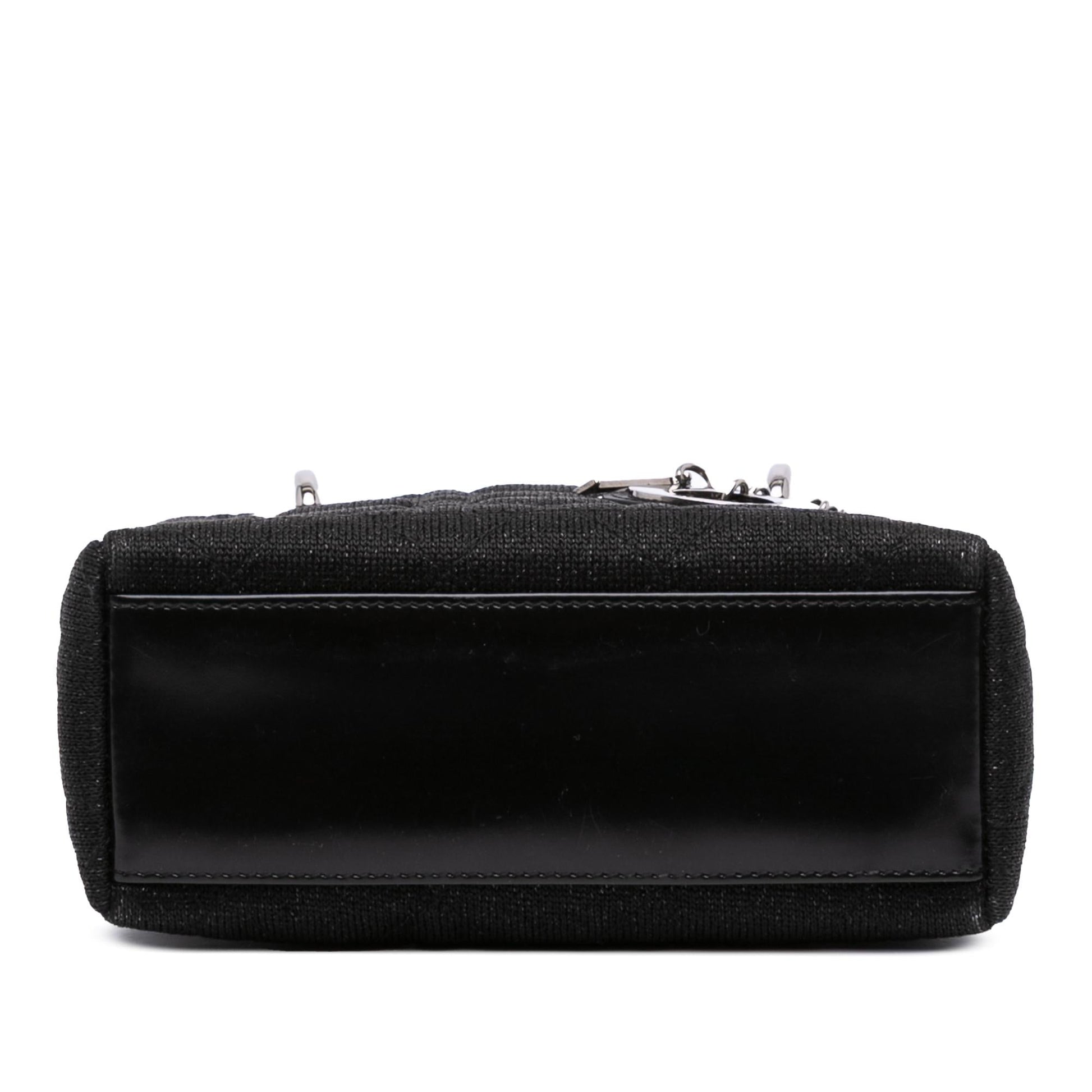 Dior Knit Cannage Lady Satchel Bag Mini