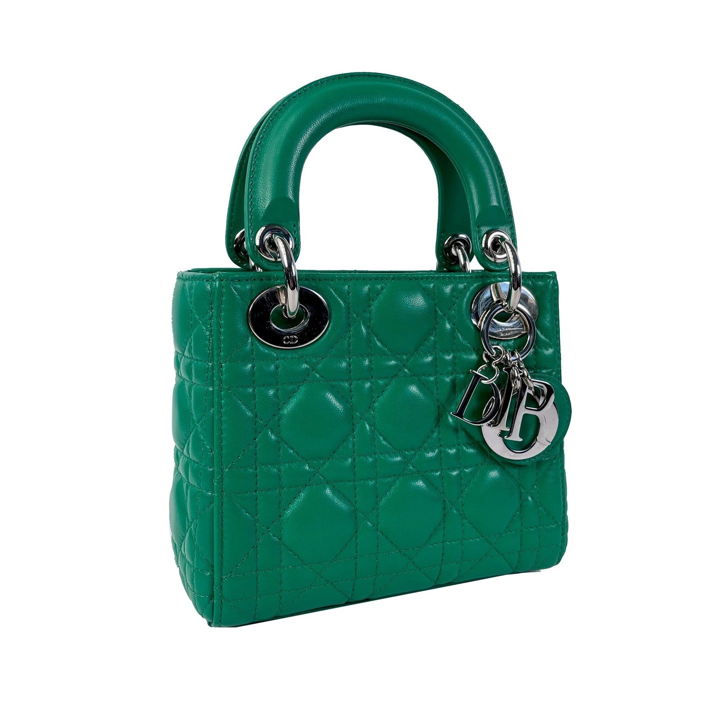 Dior Cannage Lady Shg Uymeoy Satchel Bag Lambskin Mini
