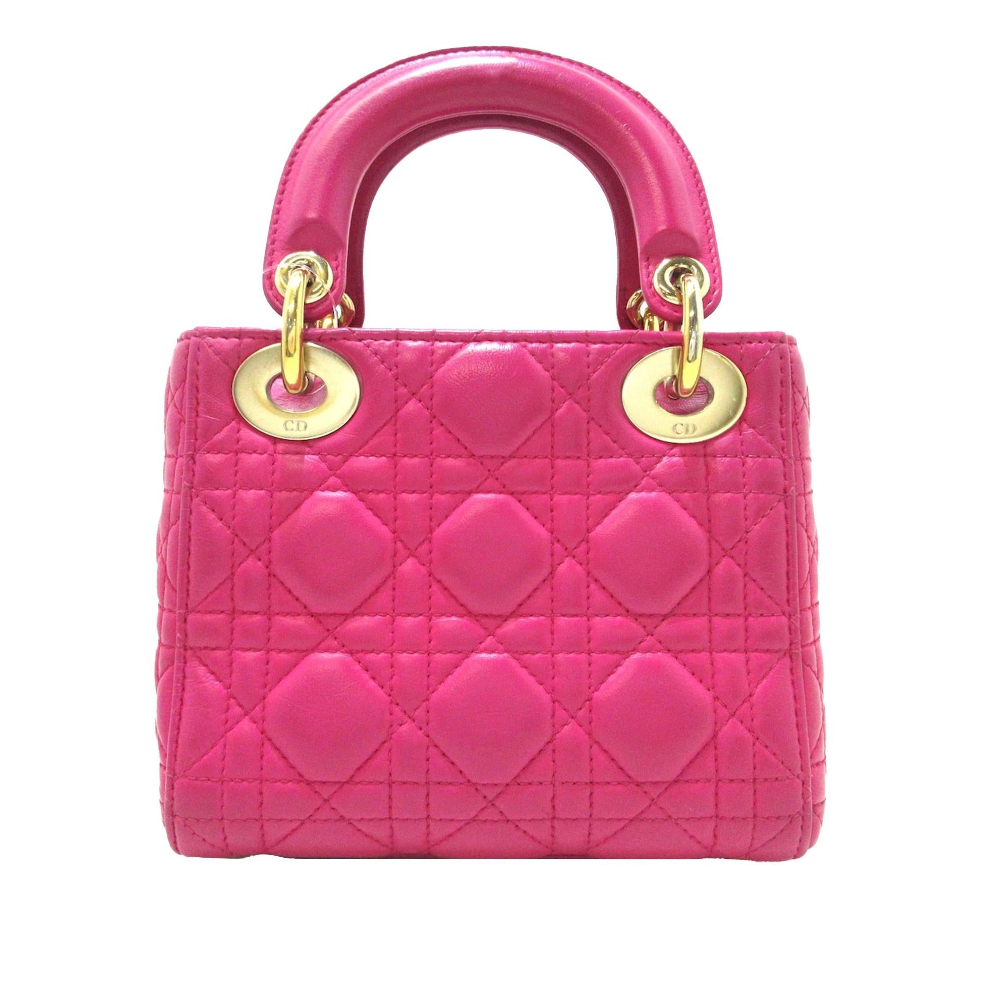 Dior Cannage Lady Shg Yft1Ui Satchel Bag Lambskin Mini
