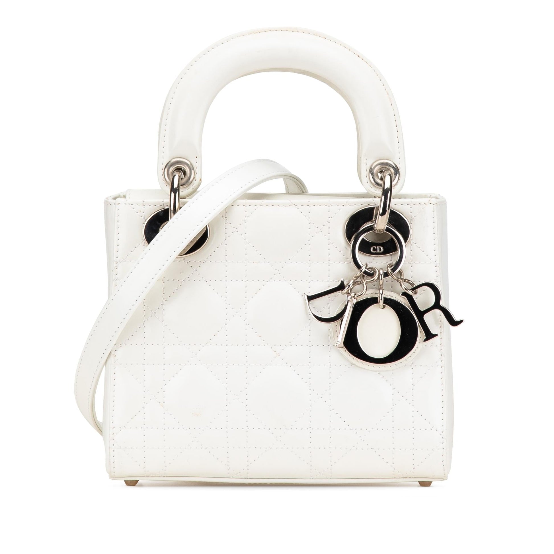 Dior Cannage Lady Satchel Bag Lambskin Mini Lady Dior 6