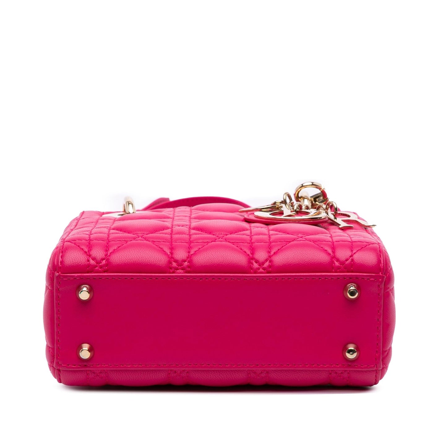 Dior Cannage Lady Satchel Bag Lambskin Mini Lady Dior 7