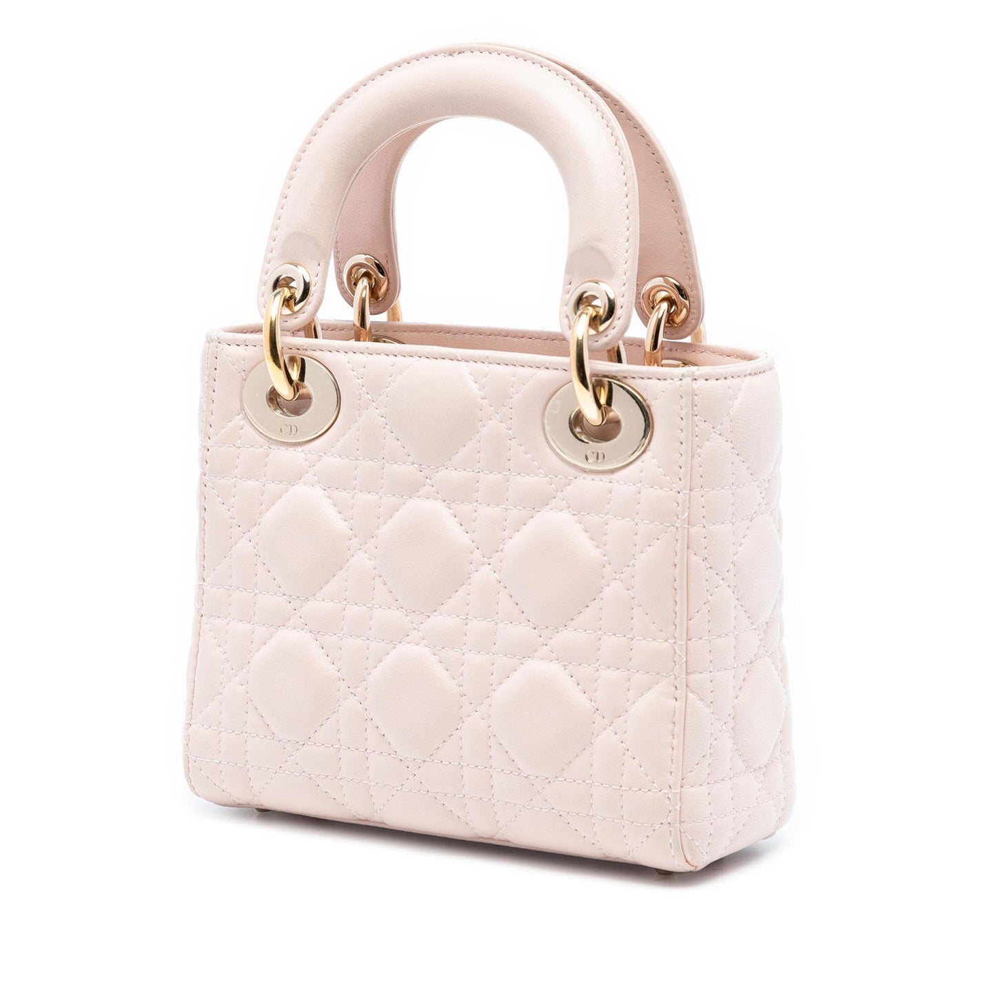 Dior Cannage Lady Satchel Bag Lambskin Mini Lady Dior 18