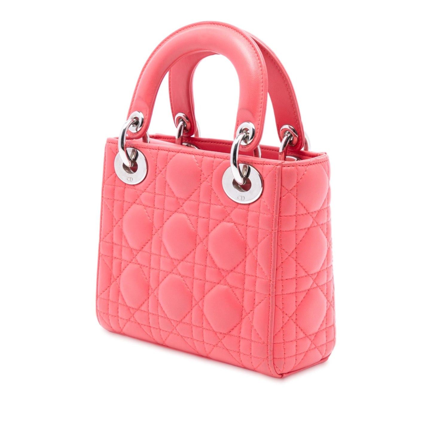 Dior Cannage Lady Satchel Bag Lambskin Mini Lady Dior 19