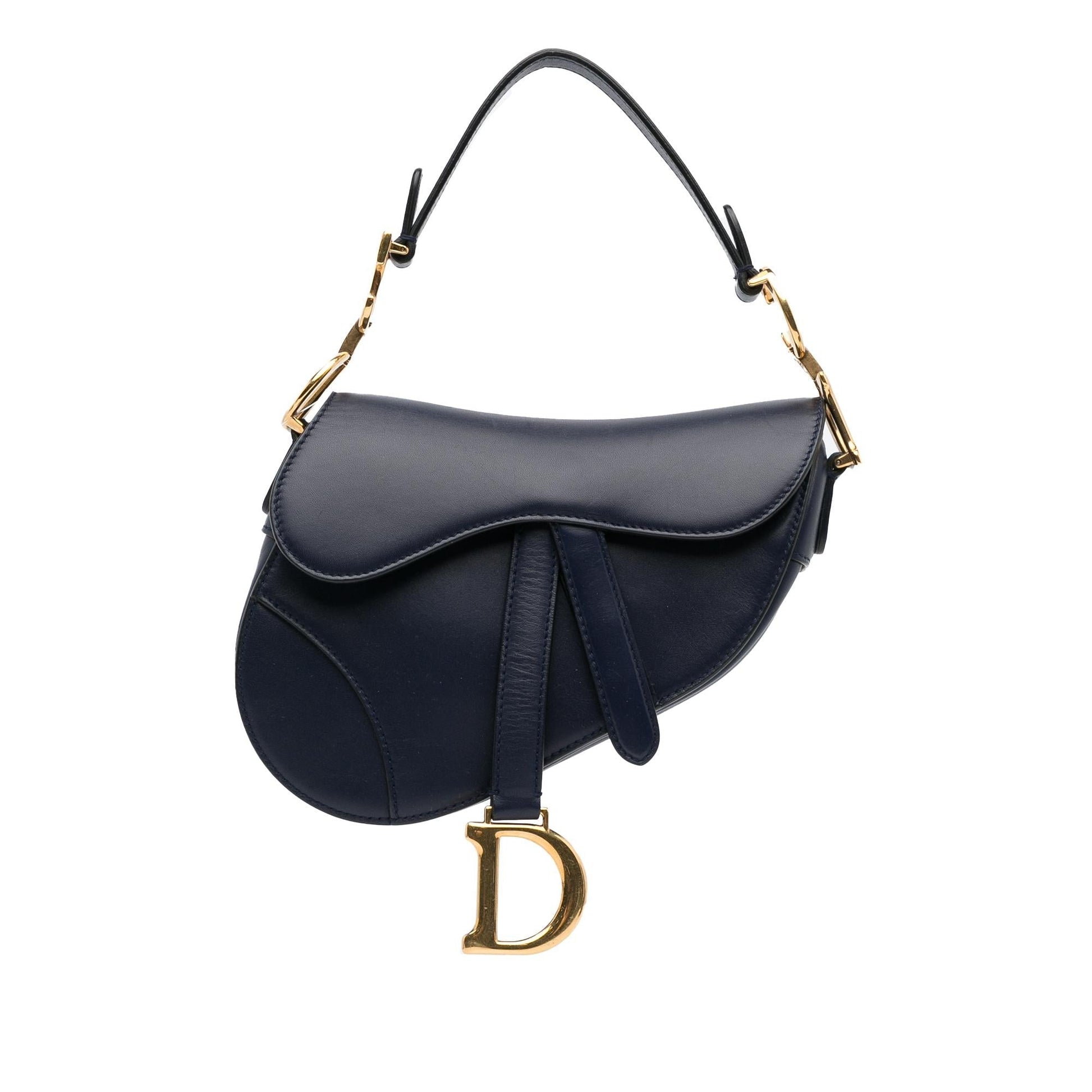 Dior Saddle Bag Shg Lcreym Leather Mini Shoulder Bag