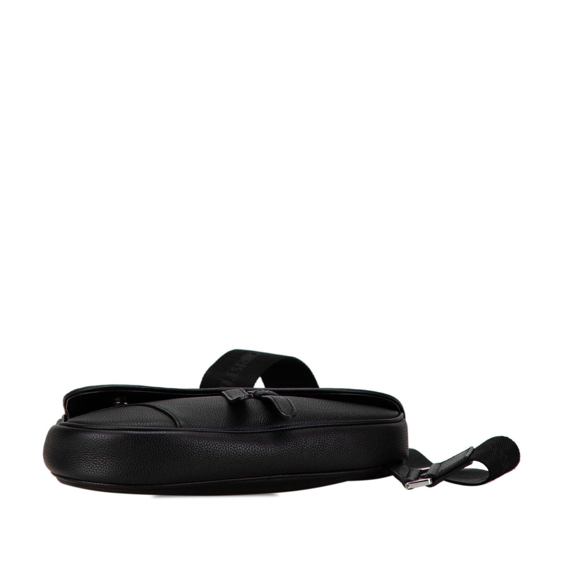 Dior Saddle Crossbody Leather Mini Crossbody Bag