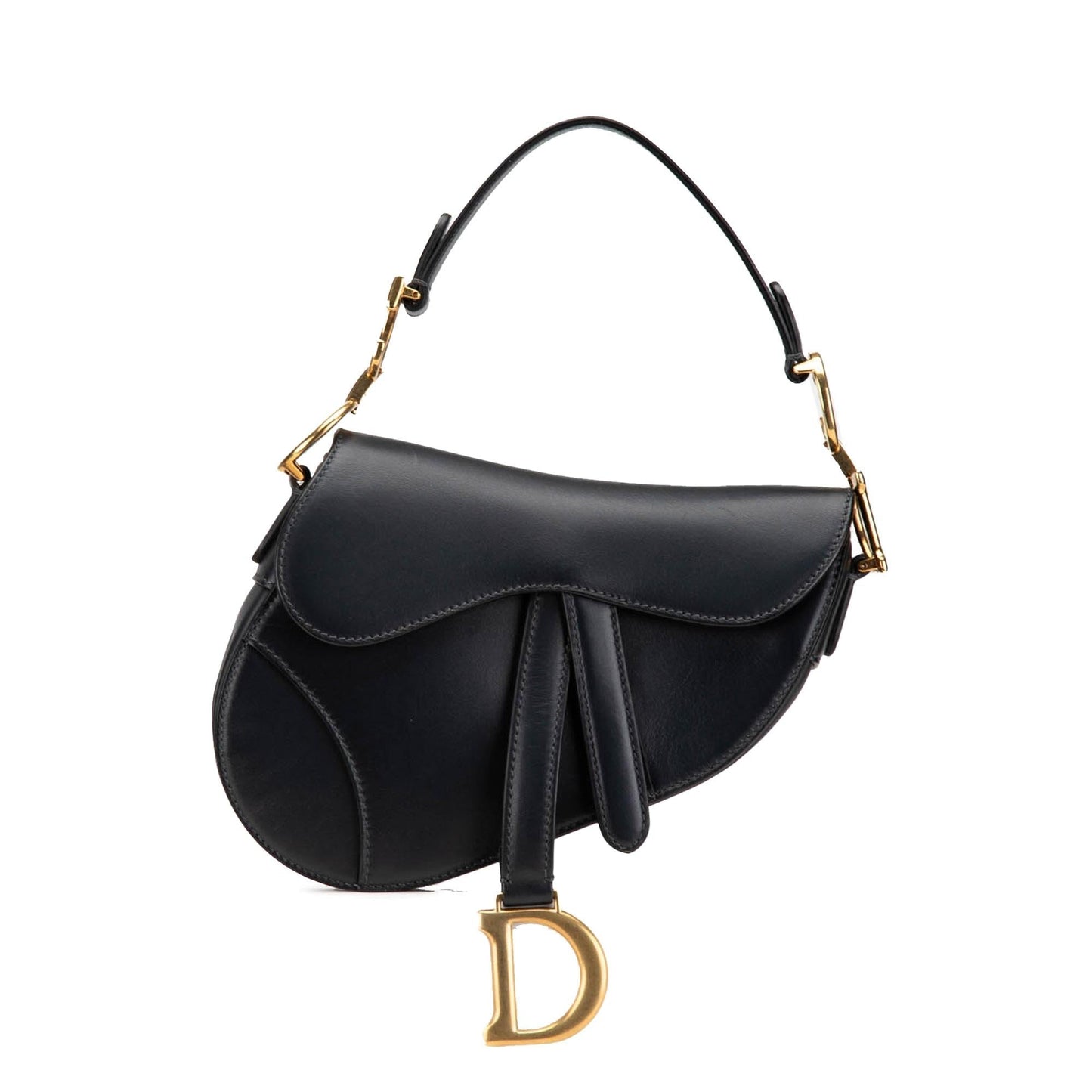 Dior Saddle Satchel Bag Leather Mini Saddle Shg F69Yaz
