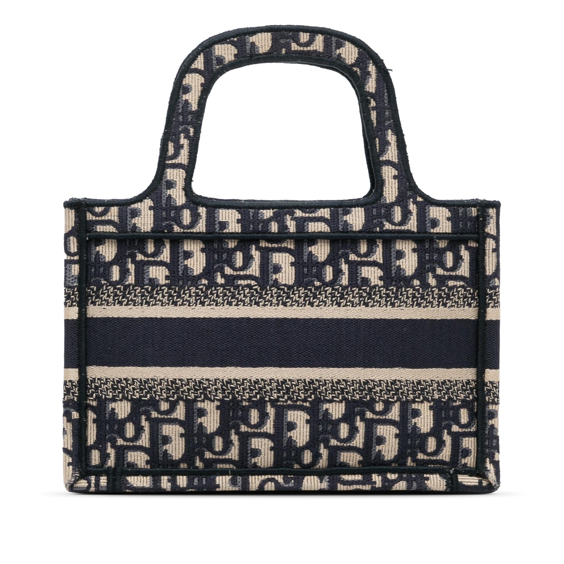 Dior Oblique Book Tote Shg Mini Tote Bag