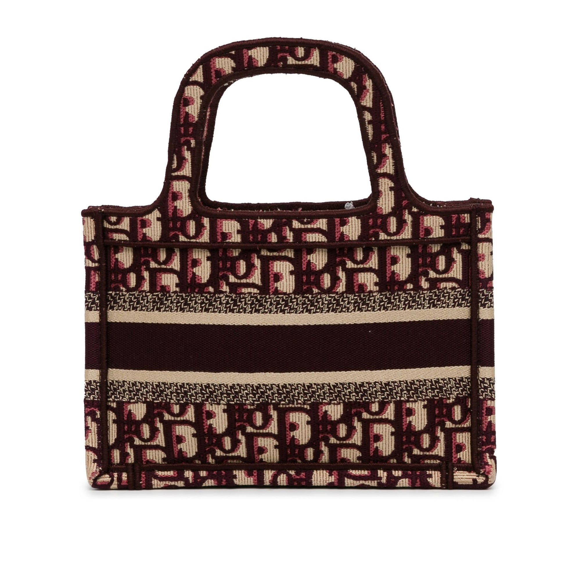 Dior Oblique Book Tote Shg 9Nzple Mini Tote Bag