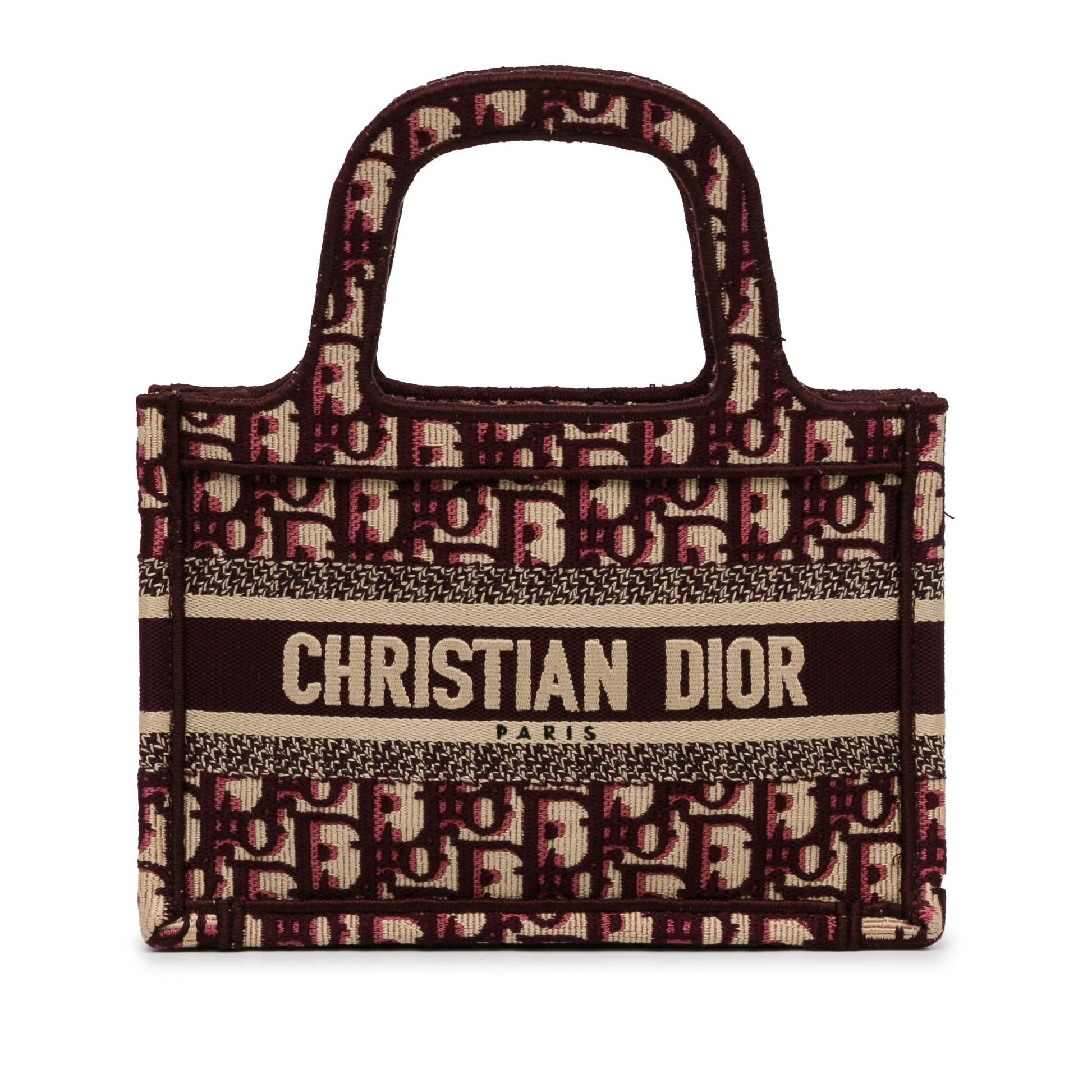 Dior Oblique Book Tote Shg 9Nzple Mini Tote Bag
