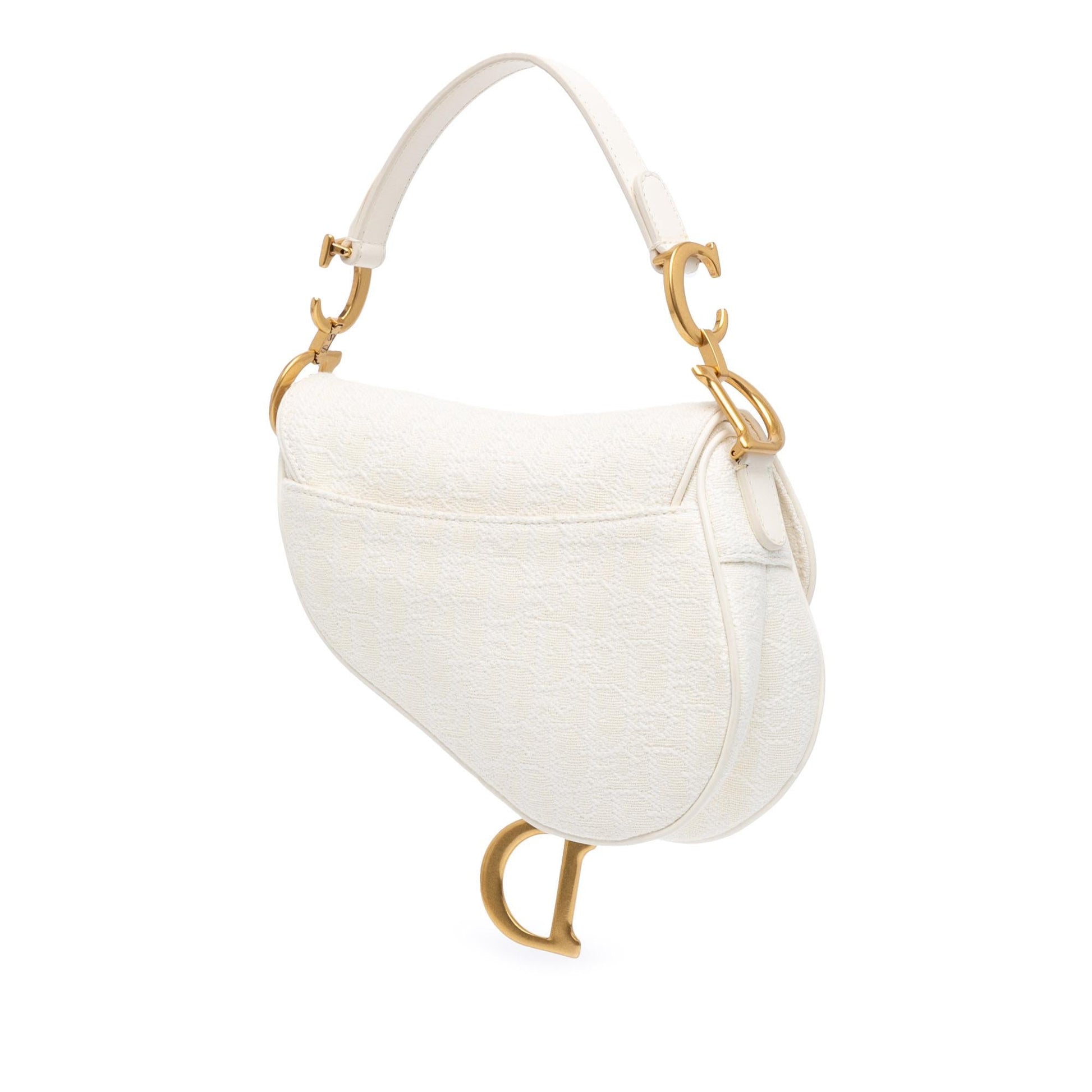 Dior Oblique Saddle Bag Canvas Mini Satchel Bag Canvas Saddle Bag