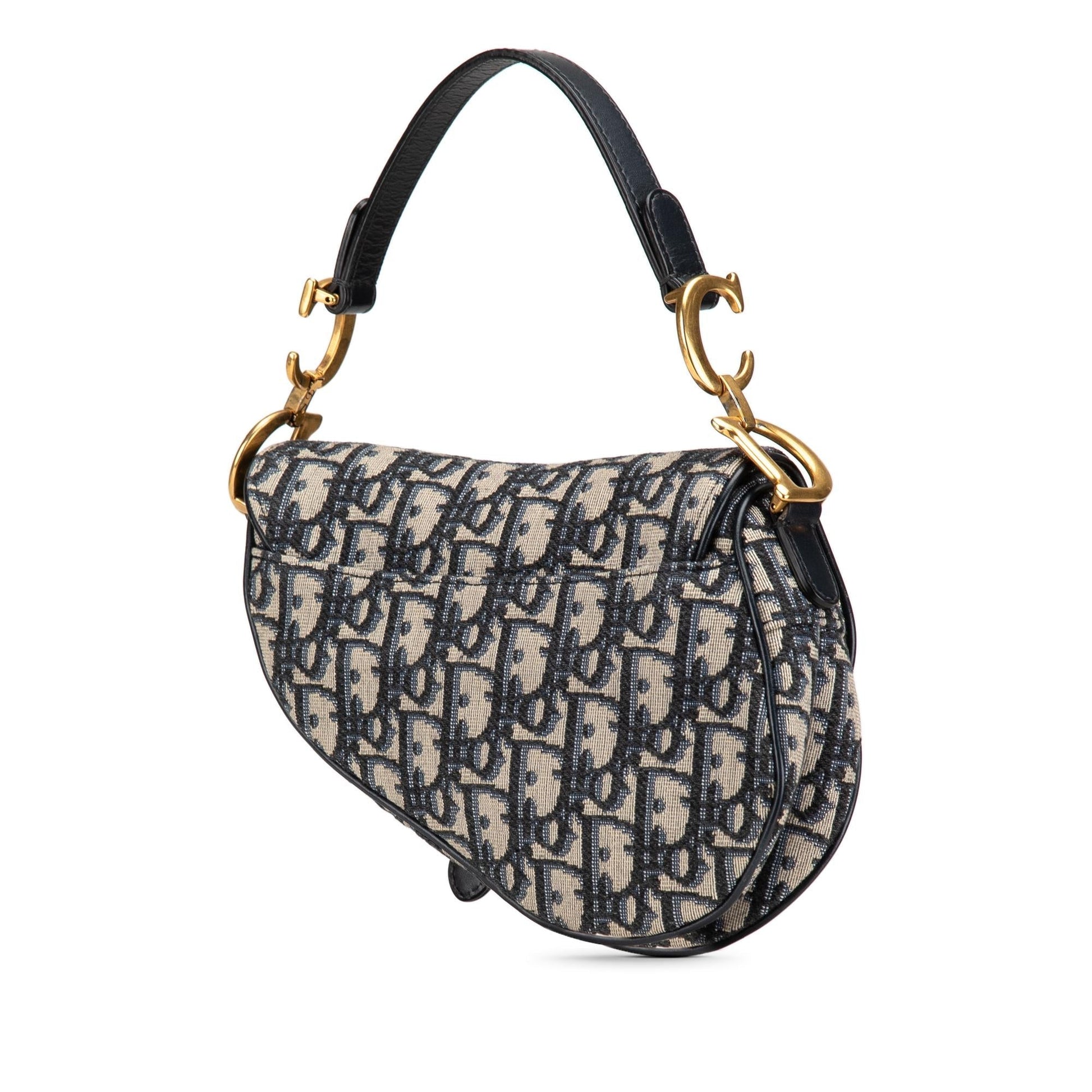 Dior Oblique Saddle Bag Canvas Mini Satchel Bag Saddle Bag 2