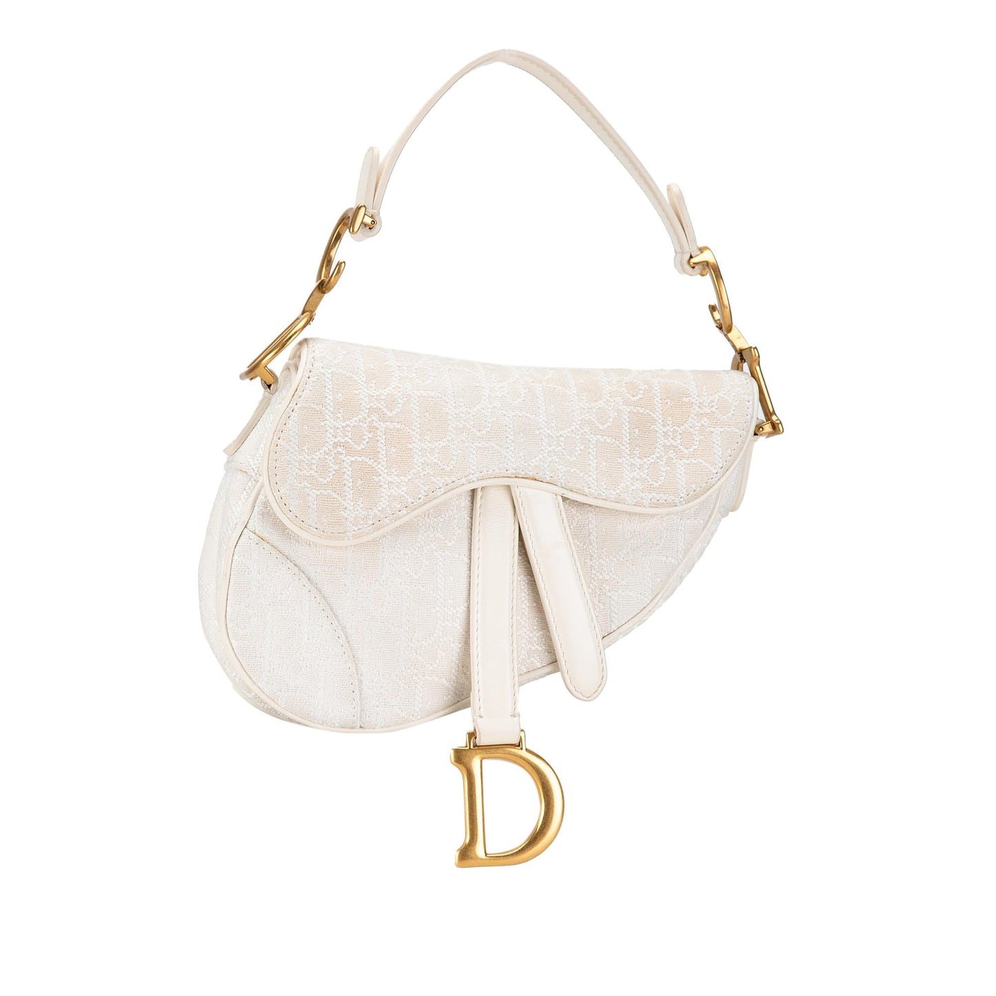 Dior Oblique Saddle Bag Canvas Mini Satchel Bag Saddle Bag 15