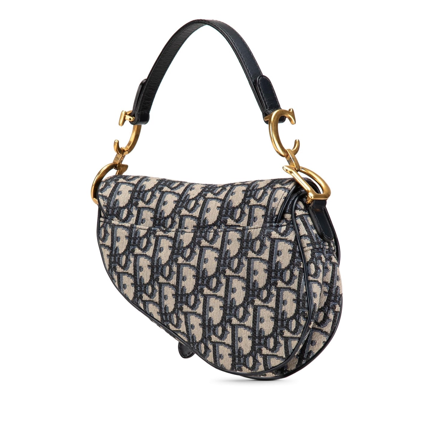 Dior Oblique Saddle Bag Canvas Mini Satchel Bag Saddle Bag 16