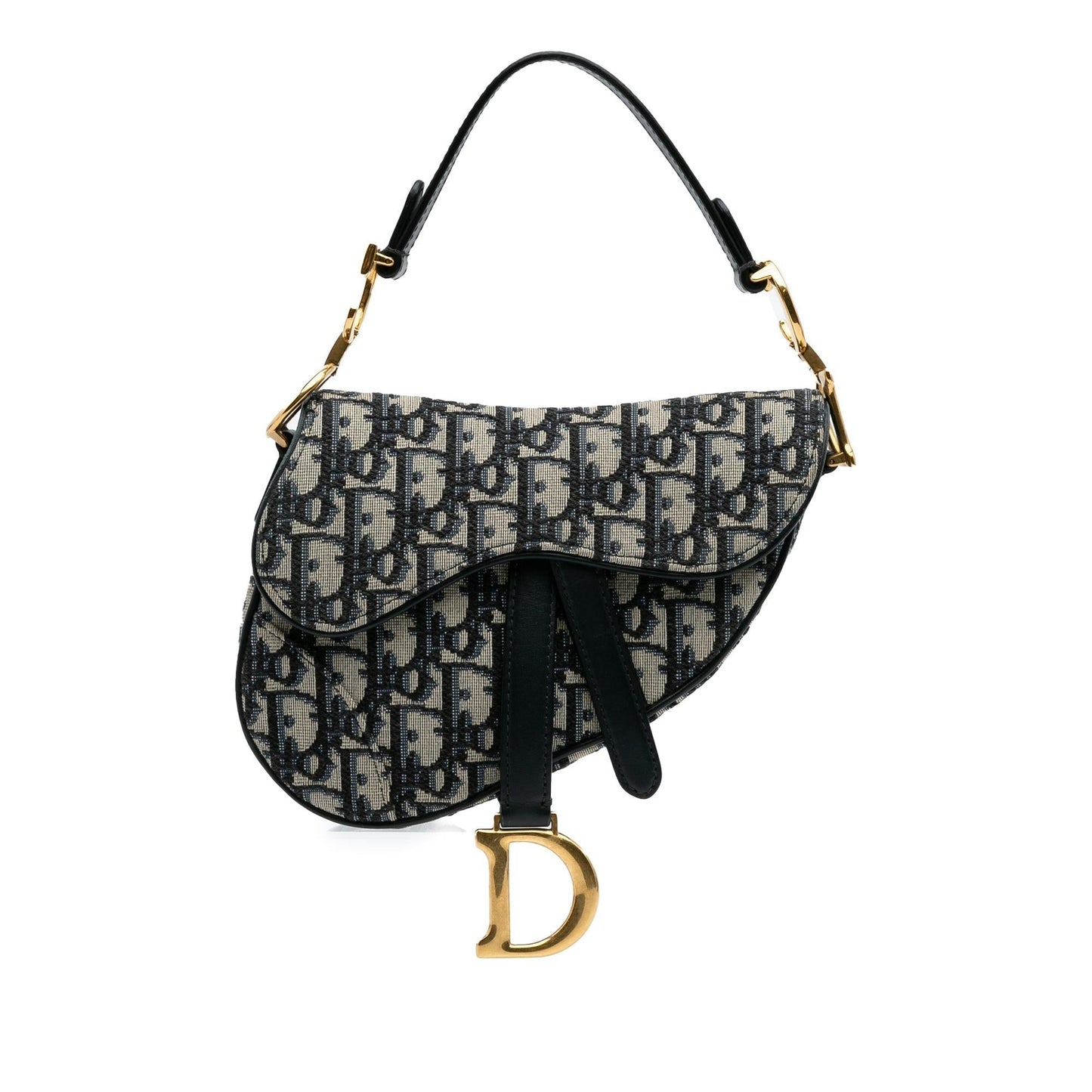 Dior Oblique Saddle Bag Canvas Mini Satchel Bag Saddle Bag 18