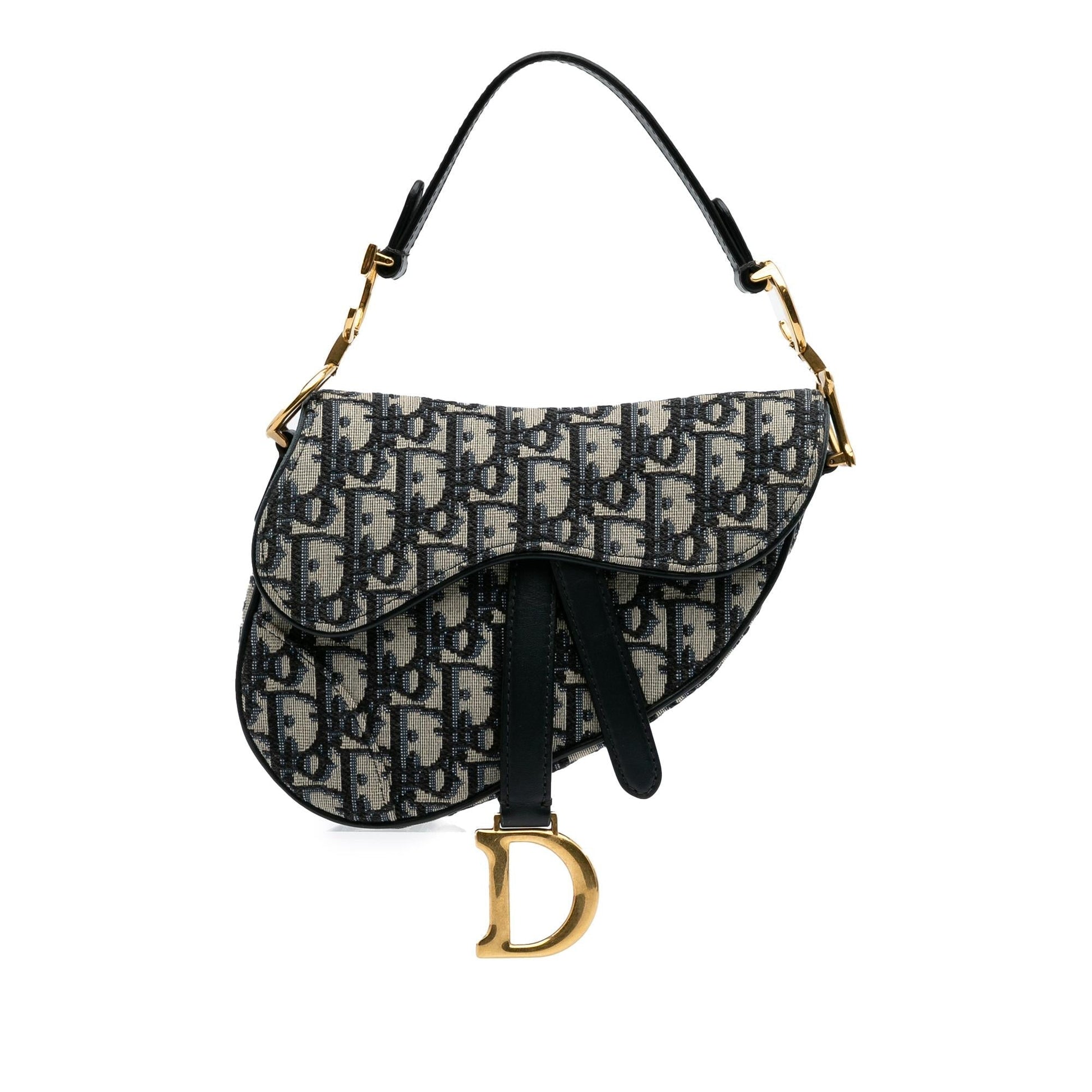 Dior Oblique Saddle Bag Canvas Mini Satchel Bag Saddle Bag 18
