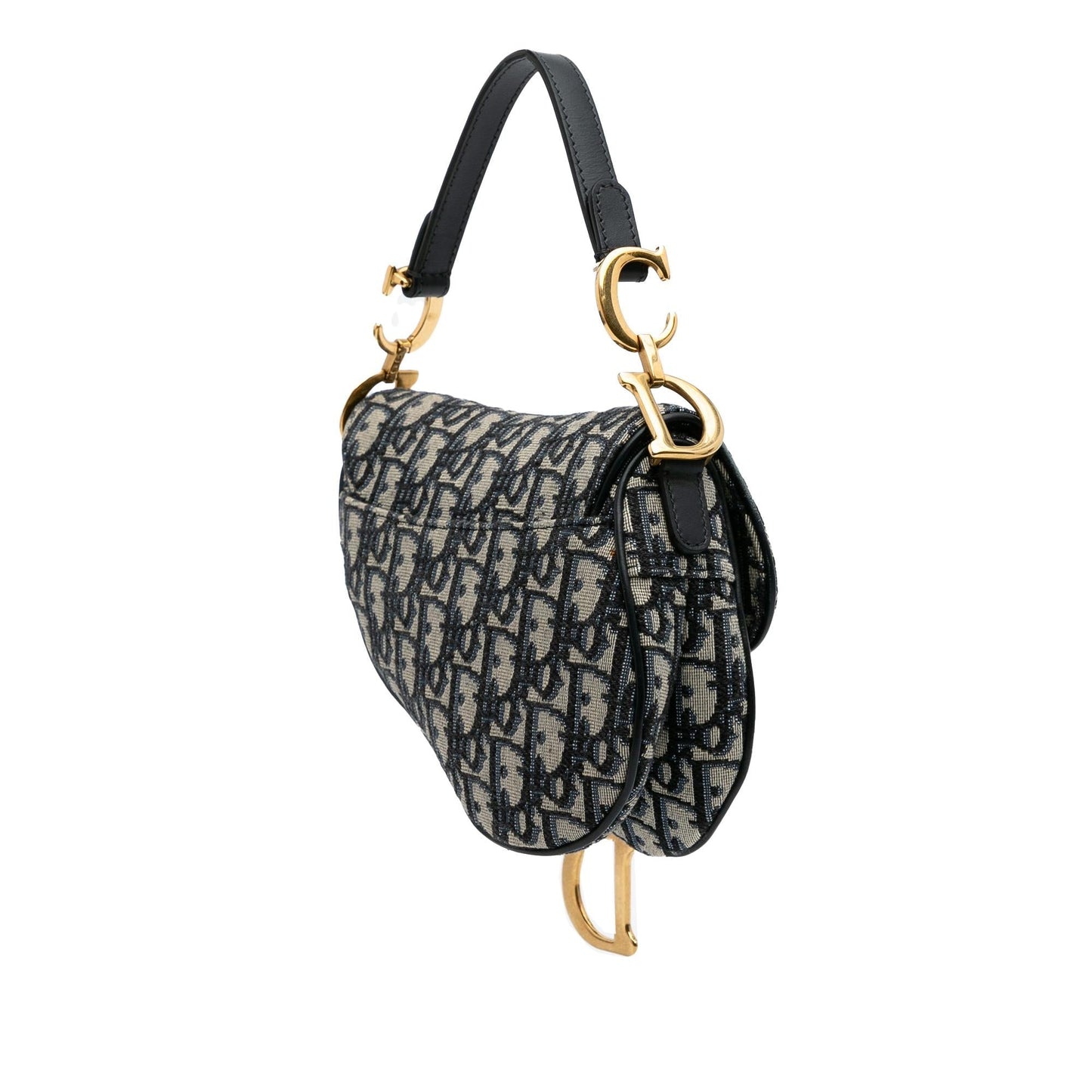 Dior Oblique Saddle Bag Canvas Mini Satchel Bag Saddle Bag 18