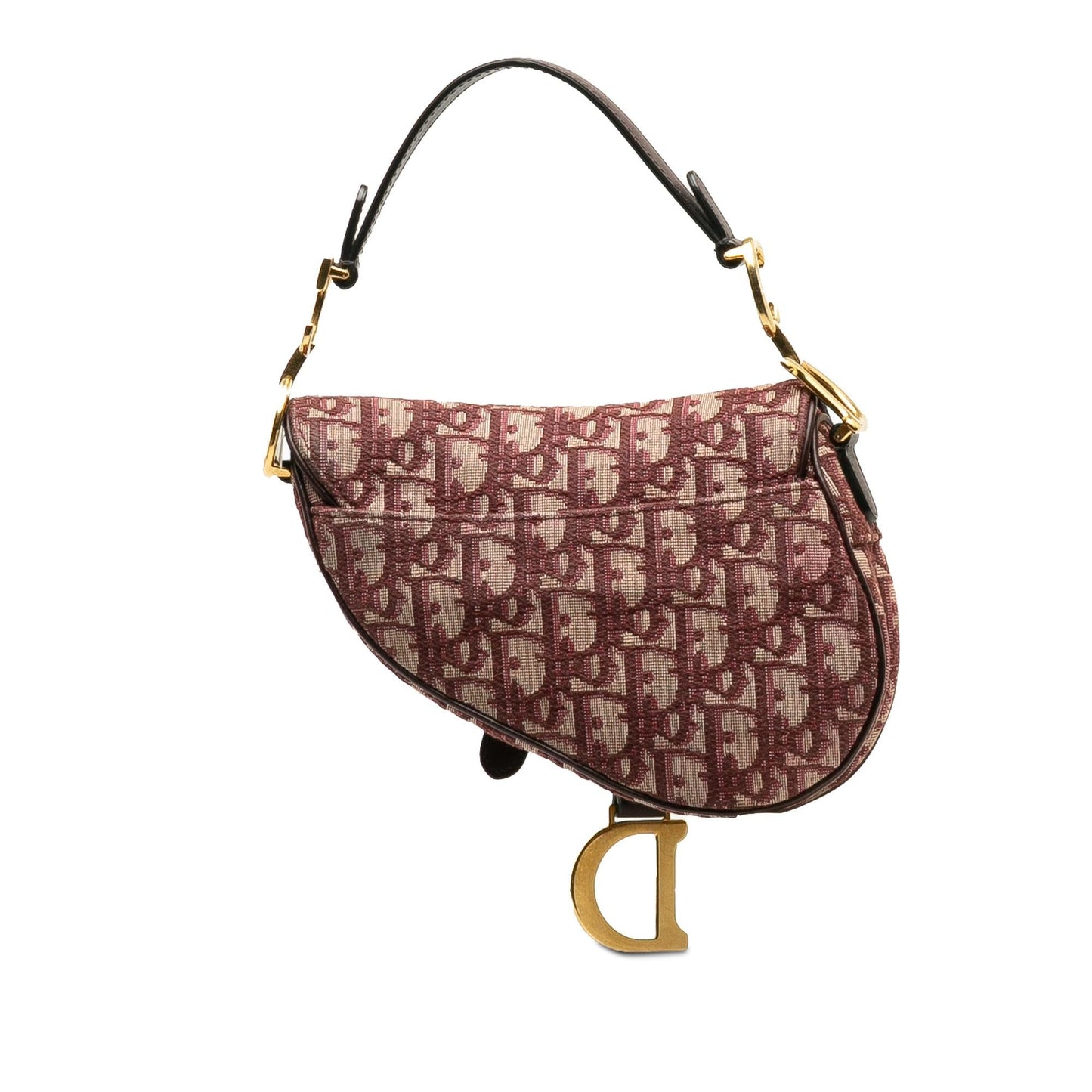 Dior Oblique Saddle Handbag Mini Travel Bag Saddle Shg 1B246P