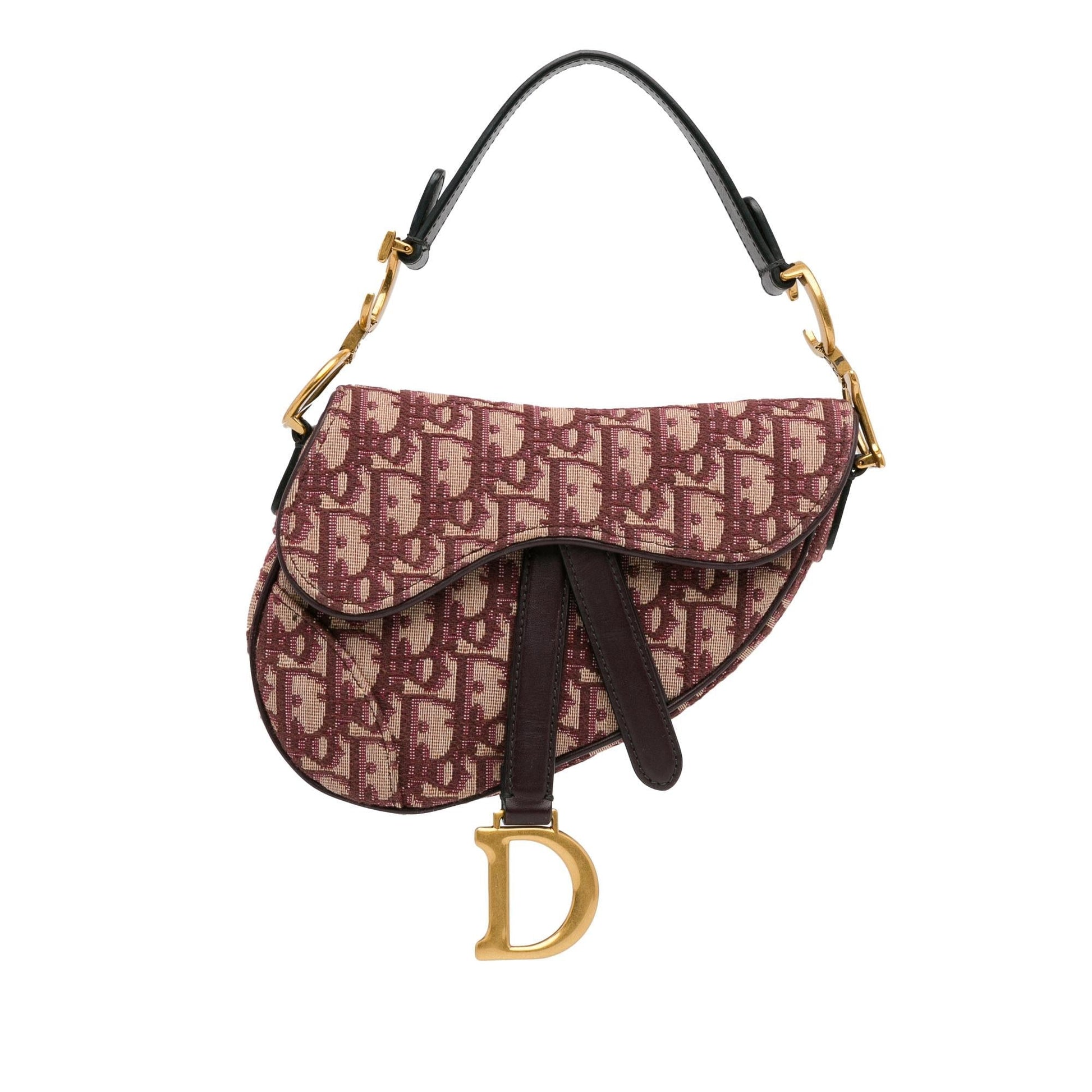 Dior Oblique Saddle Shg 46Sfyl Shoulder Bag Mini